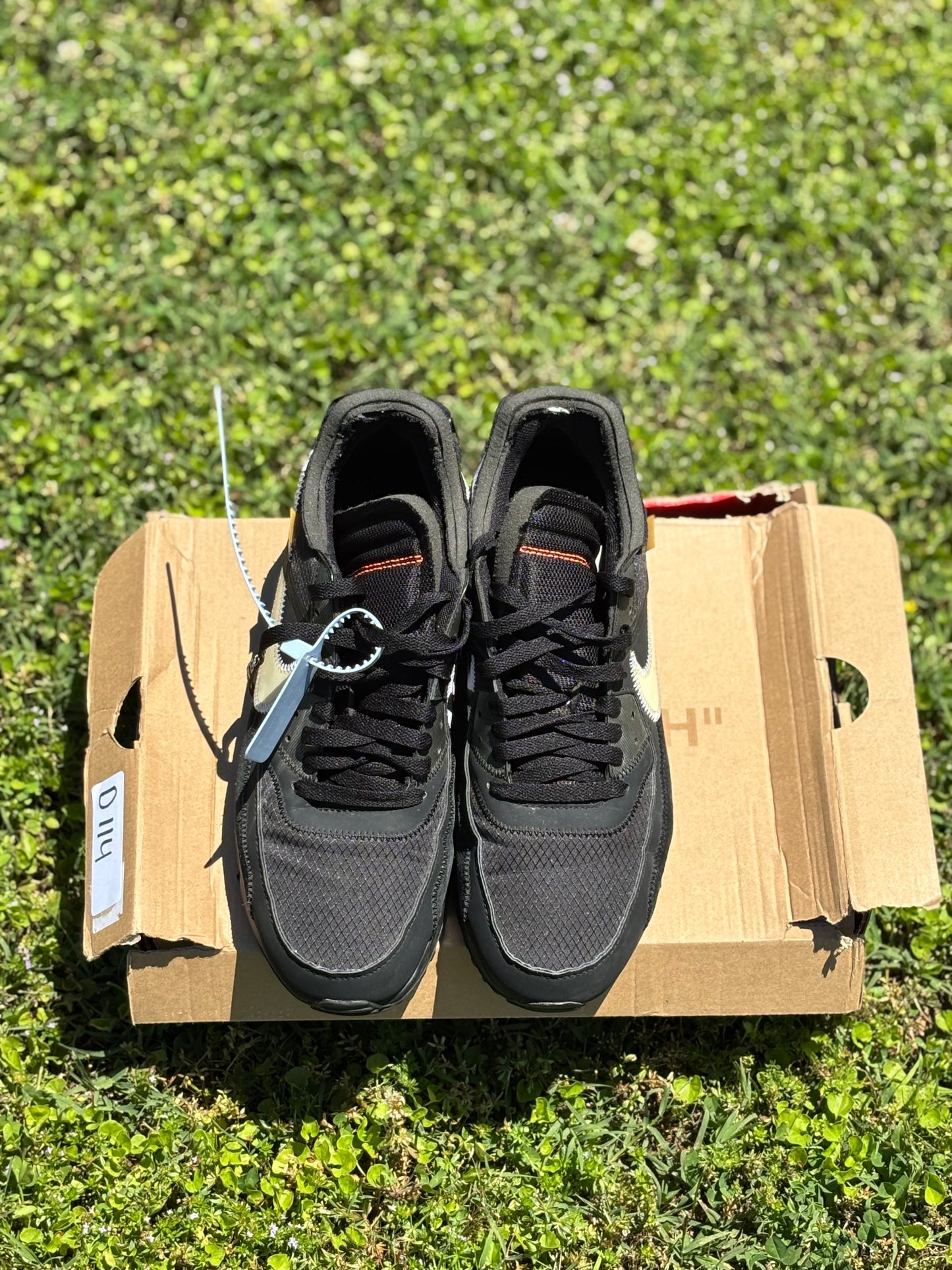 Nike Airmax 90 Offwhite “Black” Size 11M