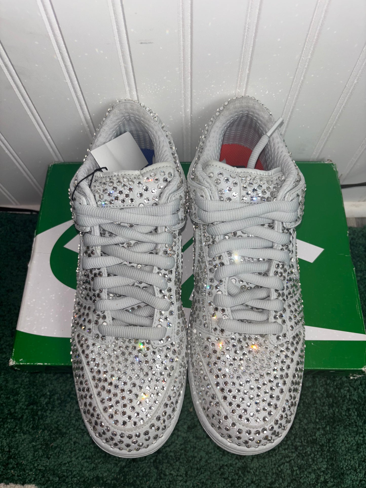 (D291) Size 11M Nike SB Dunk Low CPFM Pure Platinum