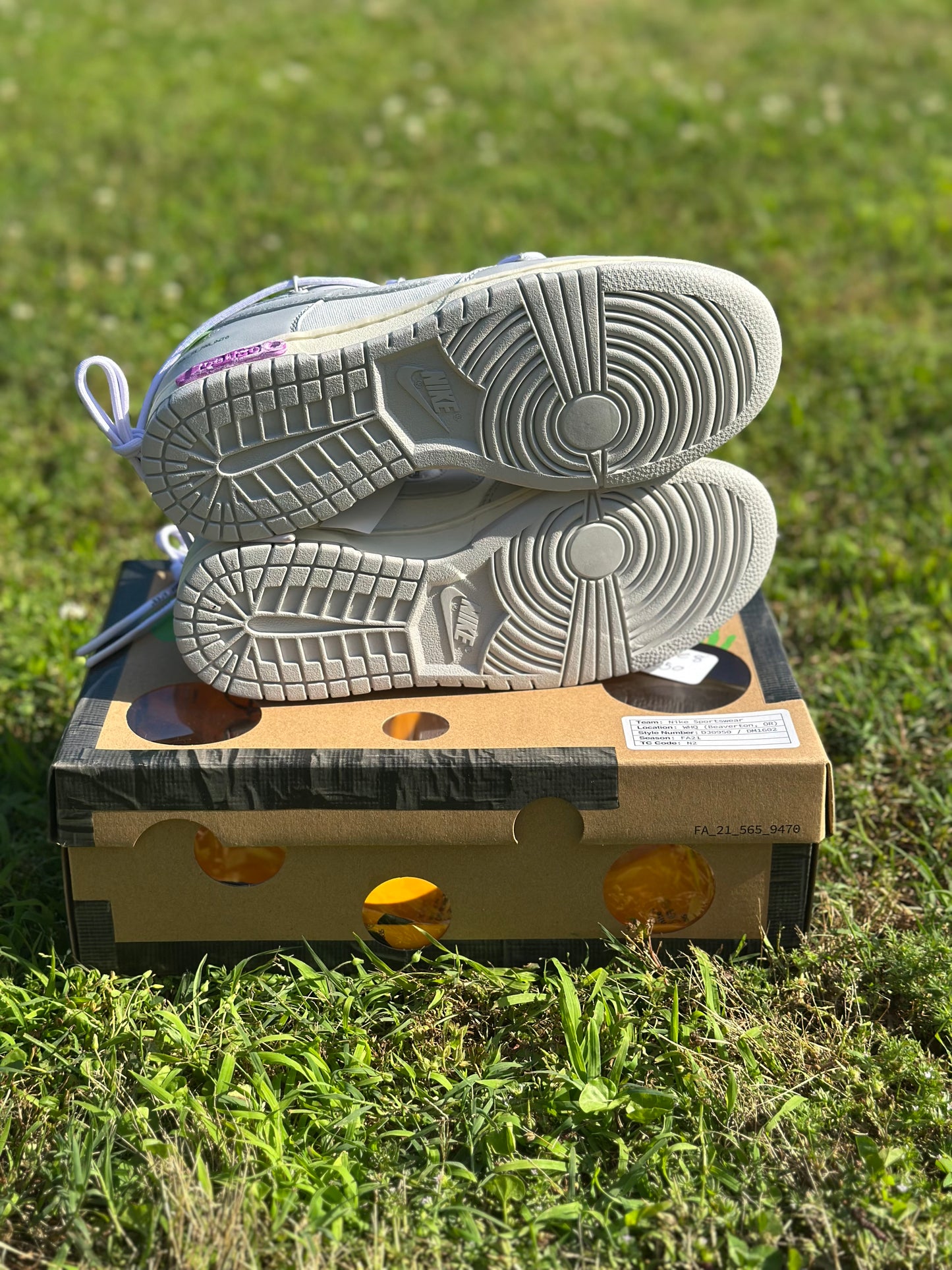 Nike Dunk Low Offwhite “Lot 3 Of 50” Size 8M