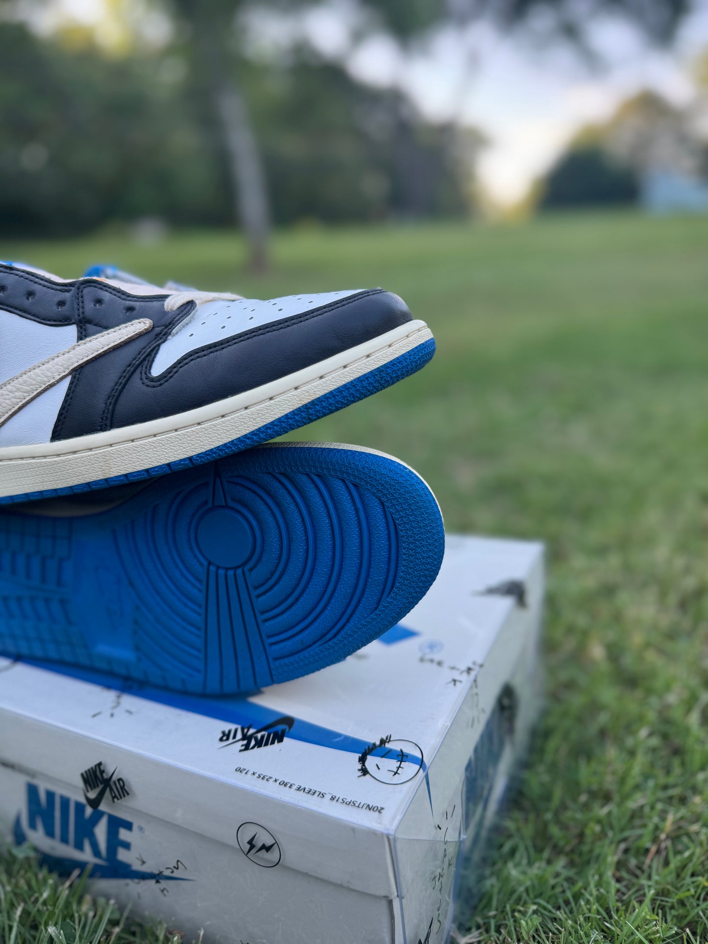 Jordan 1 Retro Low OG SP "Fragment X Travis Scott" Sz 12M