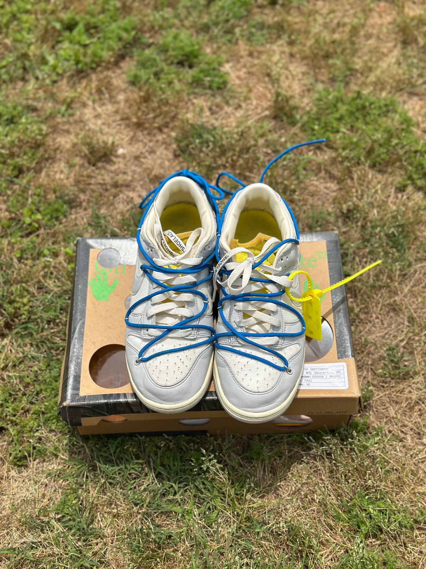 Nike Dunk Low Offwhite “Lot 10 of 50” Size 9.5M