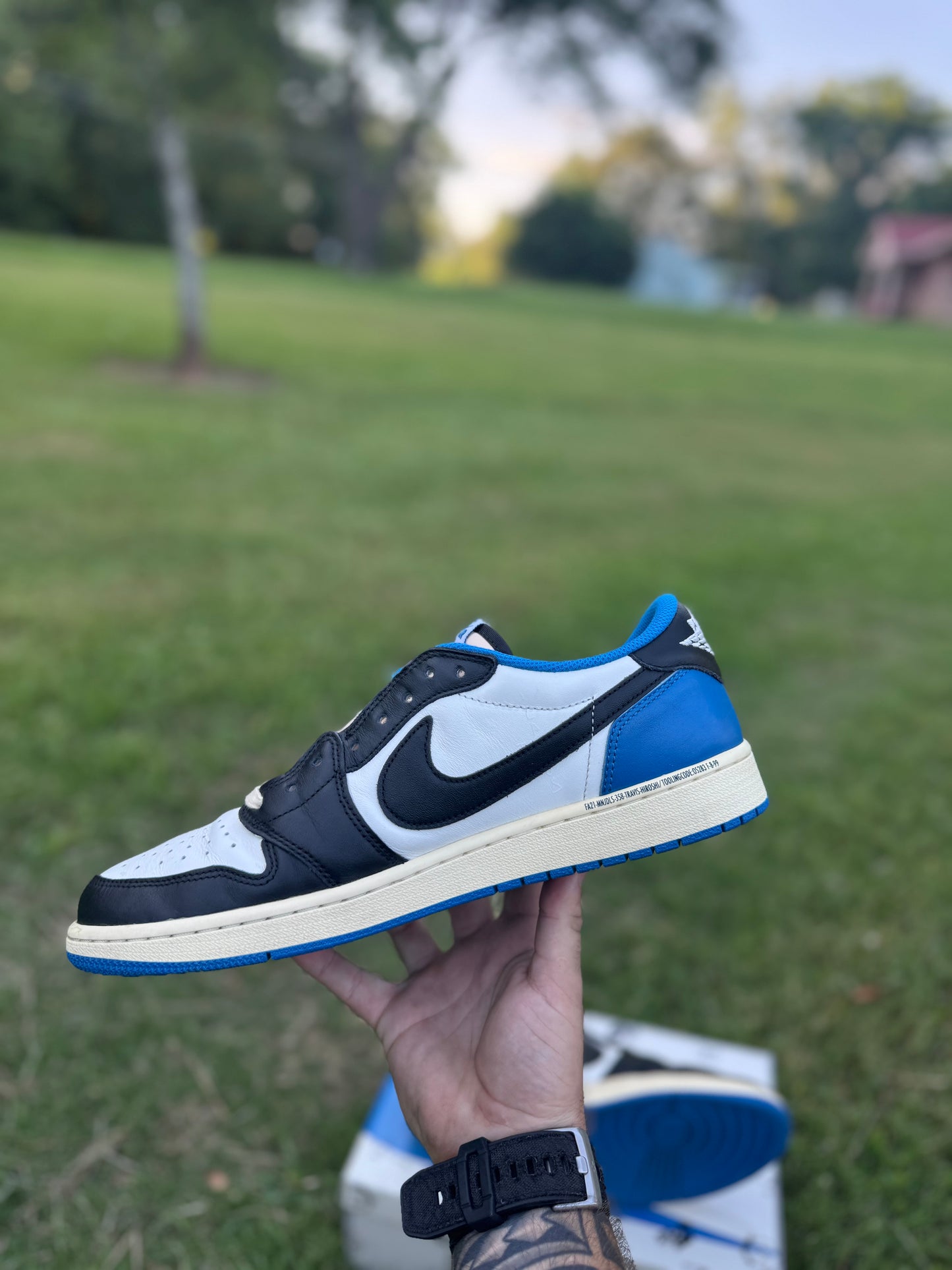Jordan 1 Retro Low OG SP "Fragment X Travis Scott" Sz 12M
