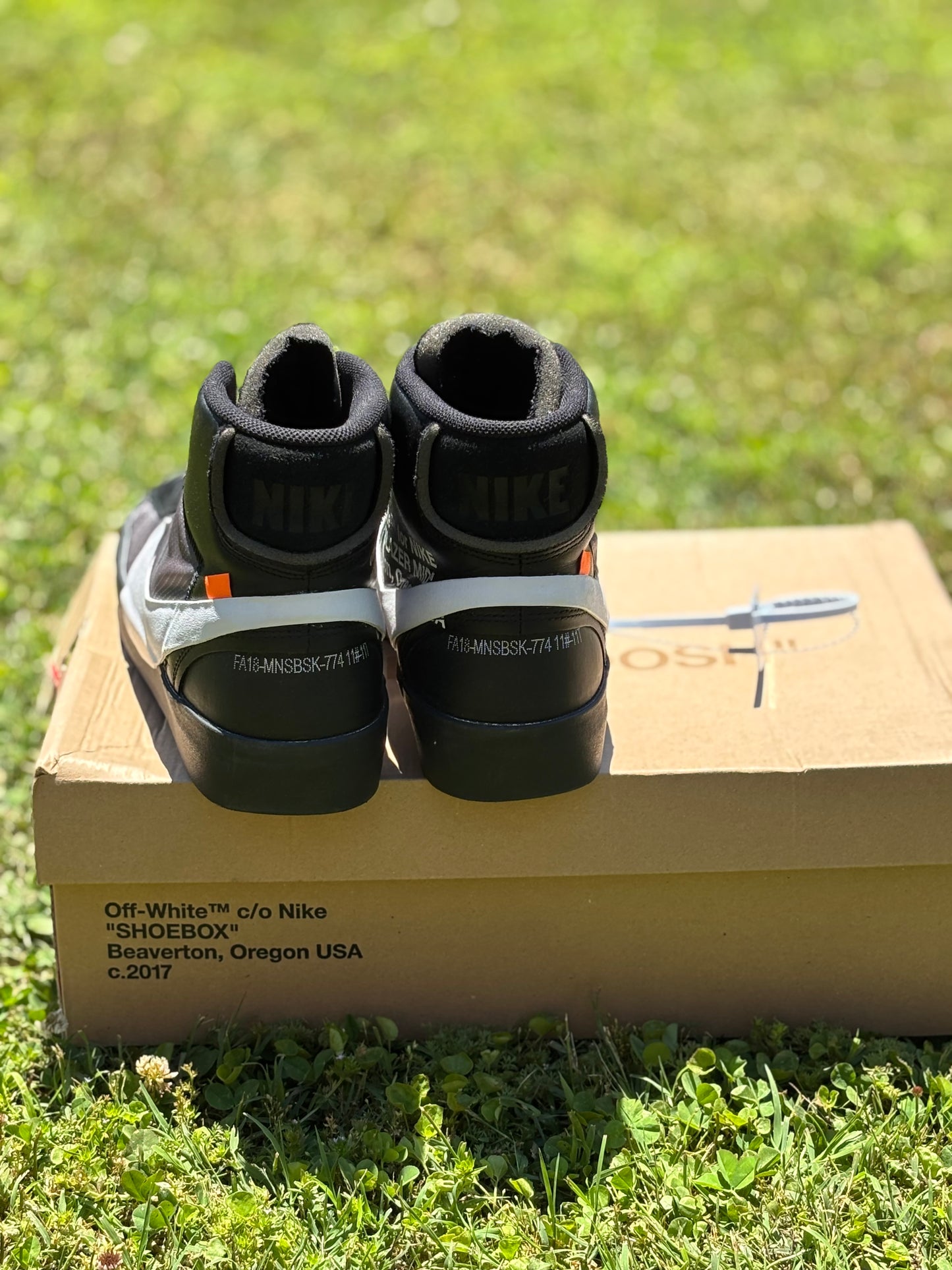 Nike Offwhite Blazer High “Grim Reaper” Size 11M