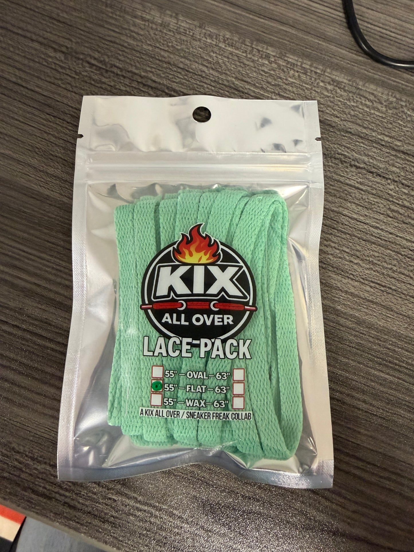 SINGLE LACE PACKS TURQUOISE 55" FLAT LACES