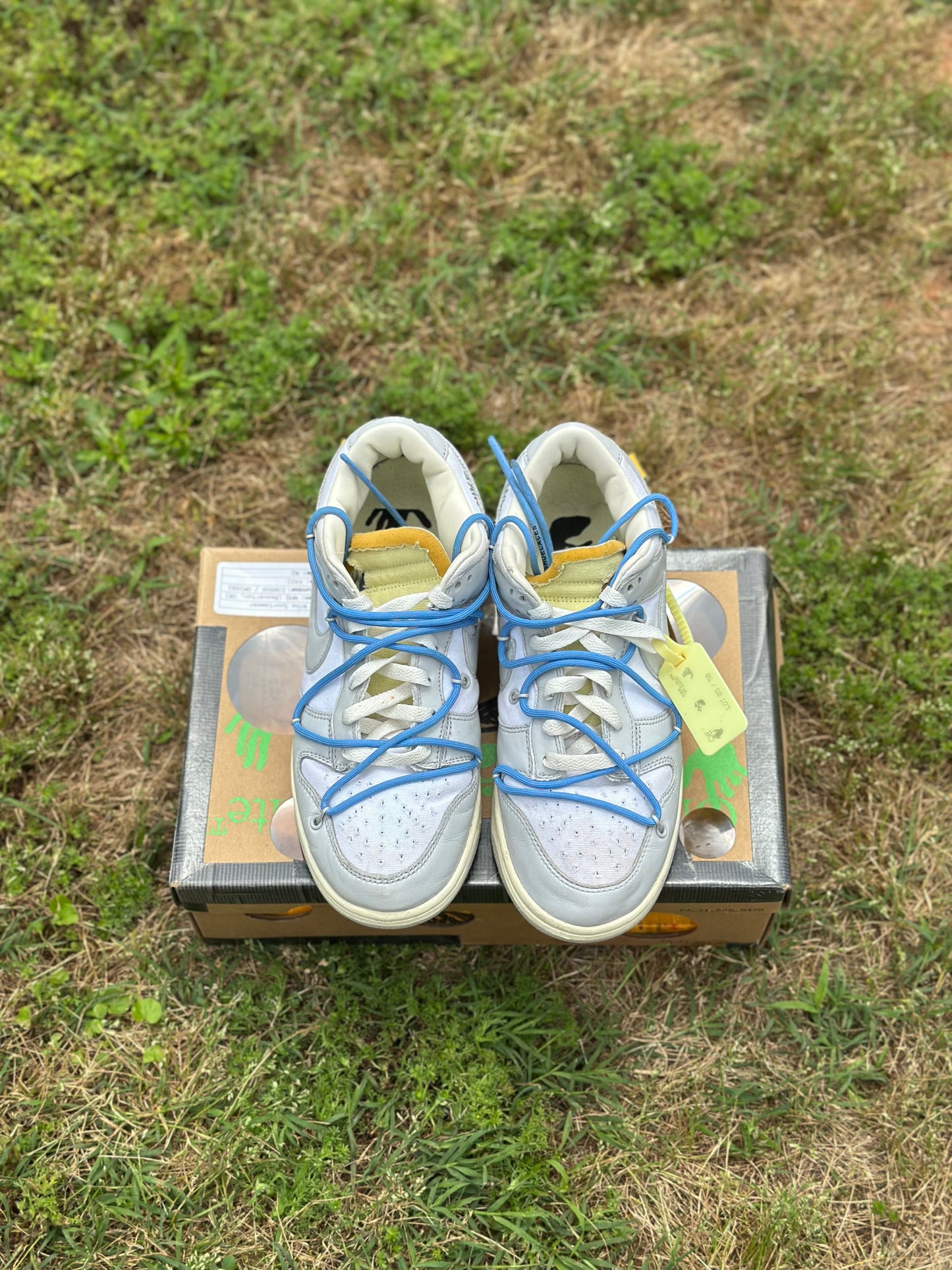 Nike Dunk Low Offwhite “Lot 5 of 50” Size 9M