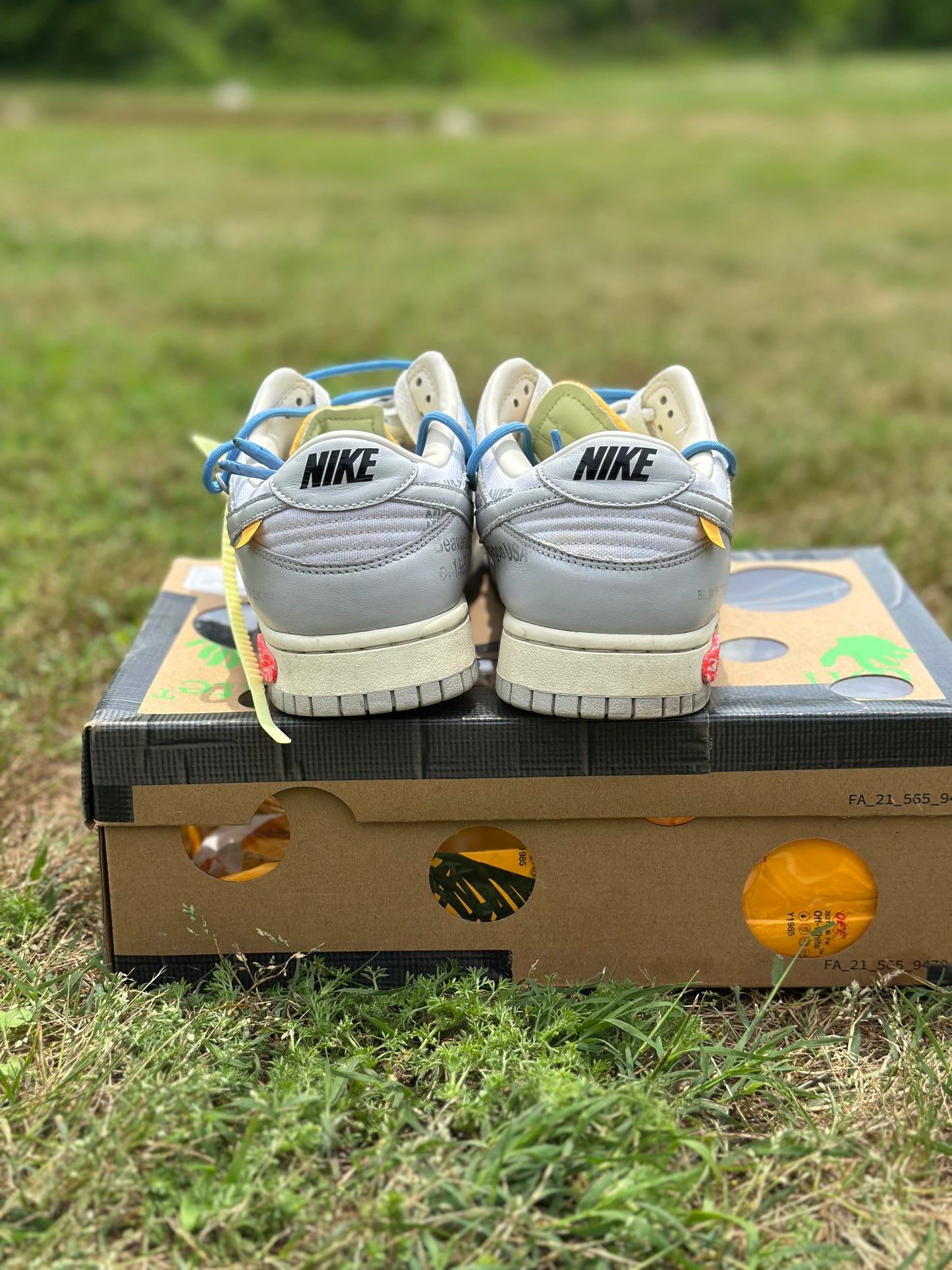 Nike Dunk Low Offwhite “Lot 5 of 50” Size 9M