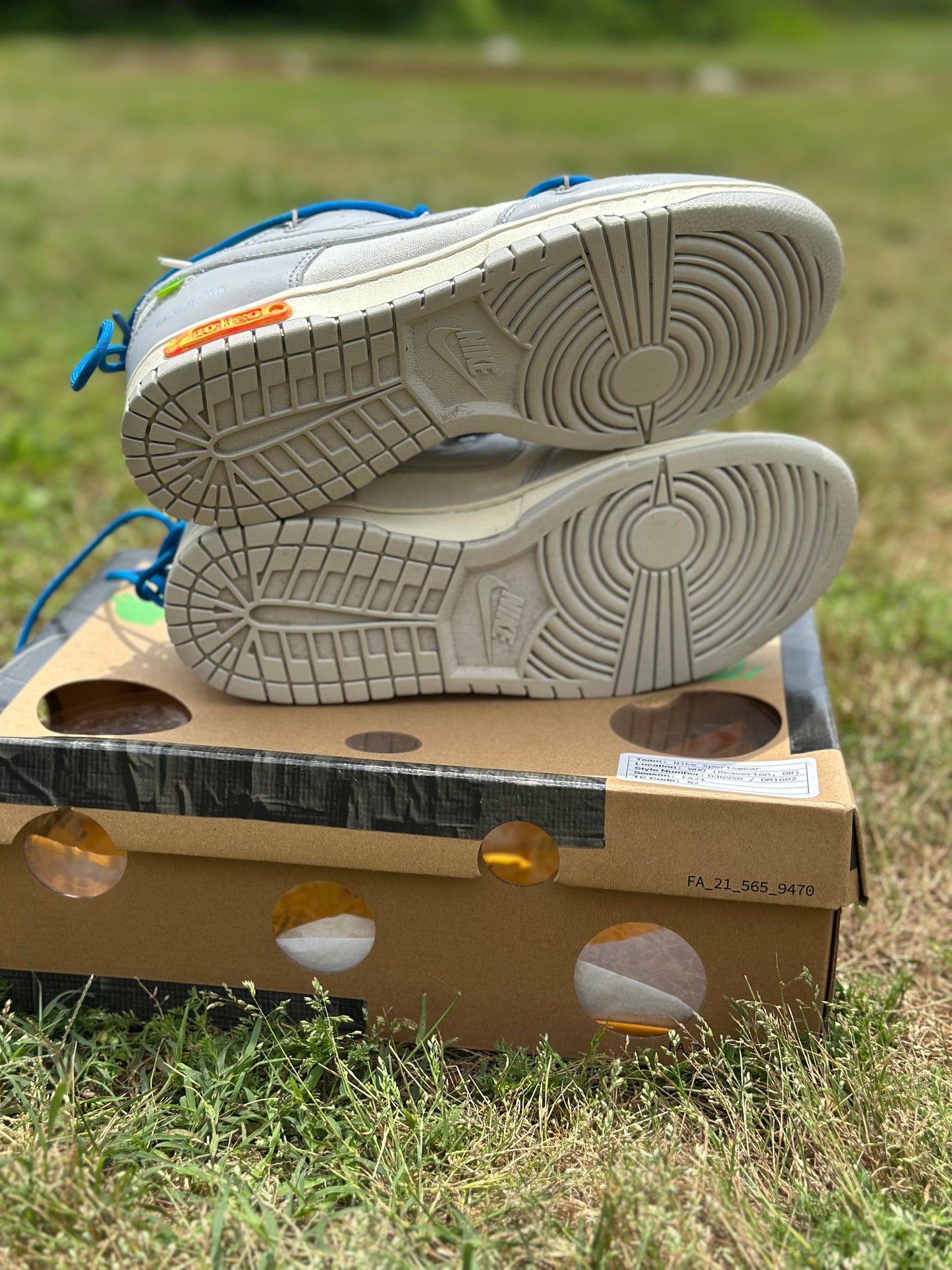 Nike Dunk Low Offwhite “Lot 10 of 50” Size 9.5M