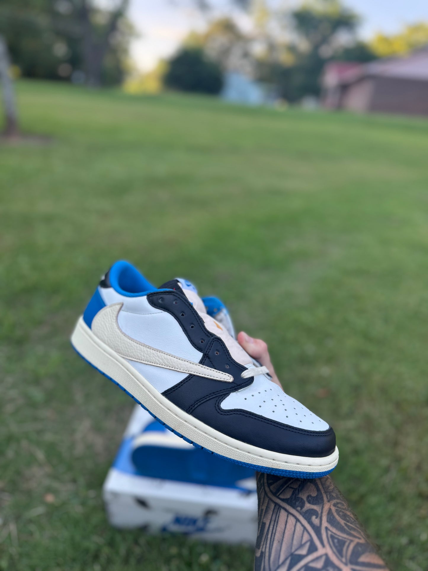 Jordan 1 Retro Low OG SP "Fragment X Travis Scott" Sz 12M