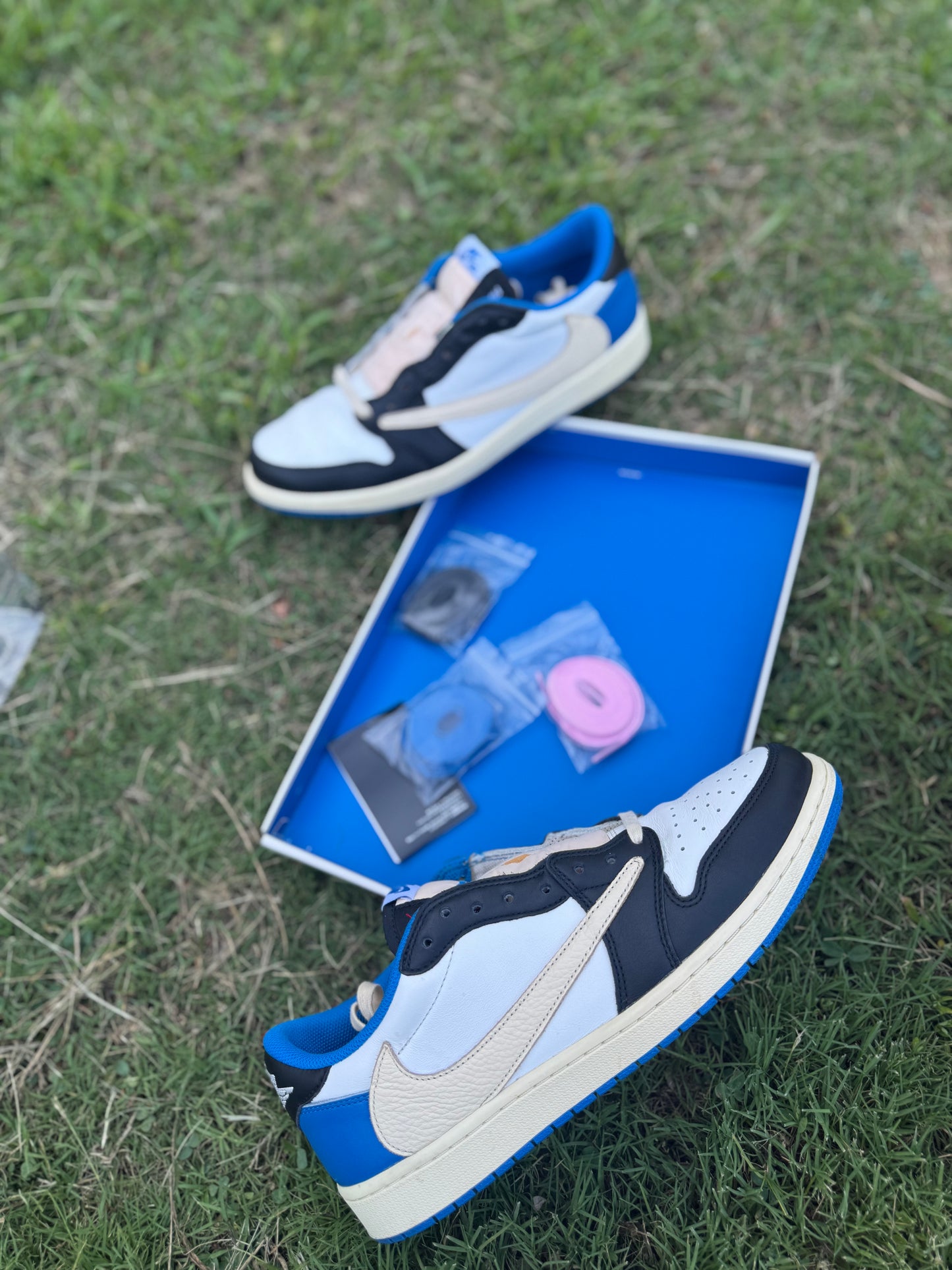 Jordan 1 Retro Low OG SP "Fragment X Travis Scott" Sz 12M