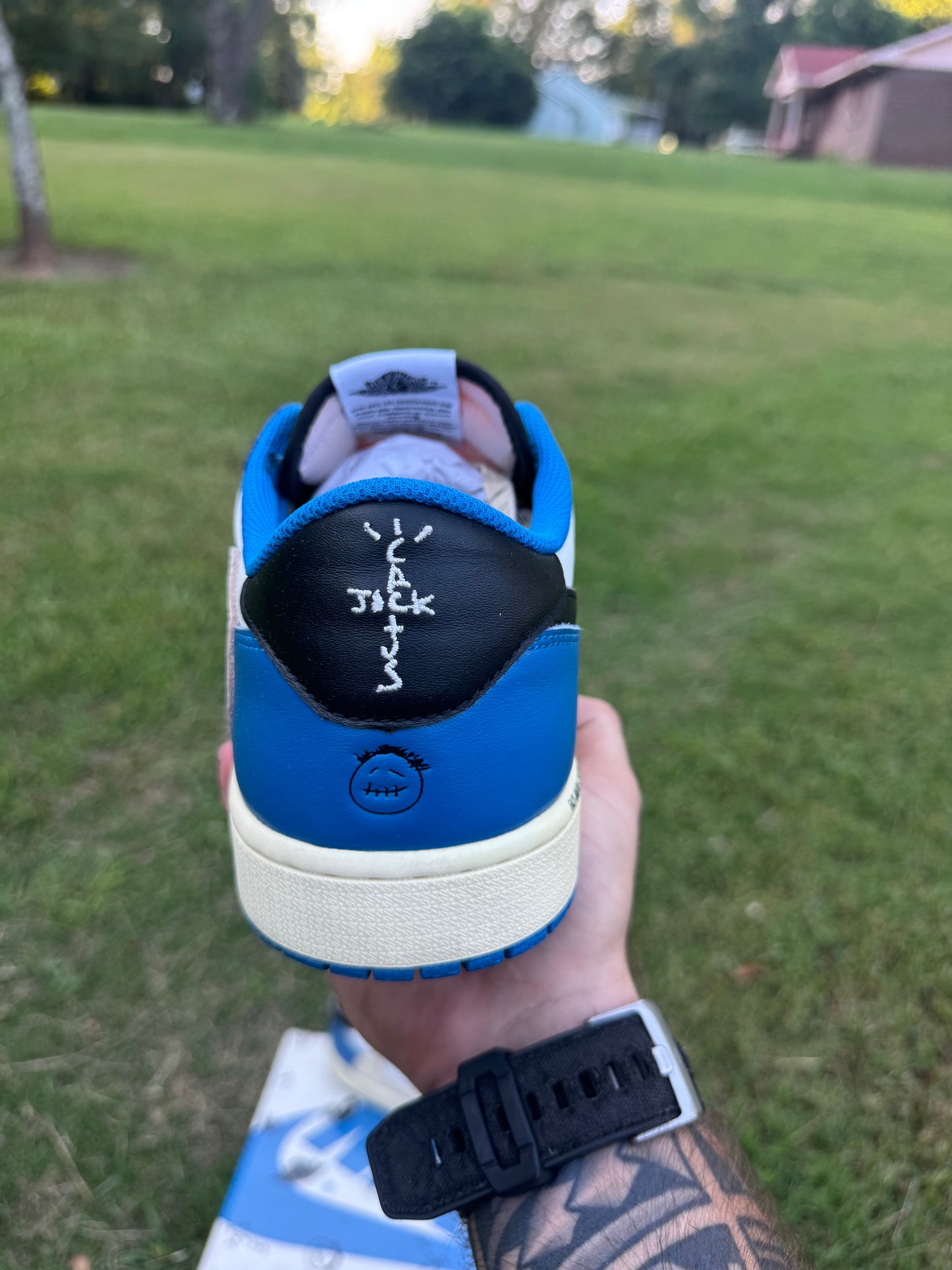 Jordan 1 Retro Low OG SP "Fragment X Travis Scott" Sz 12M