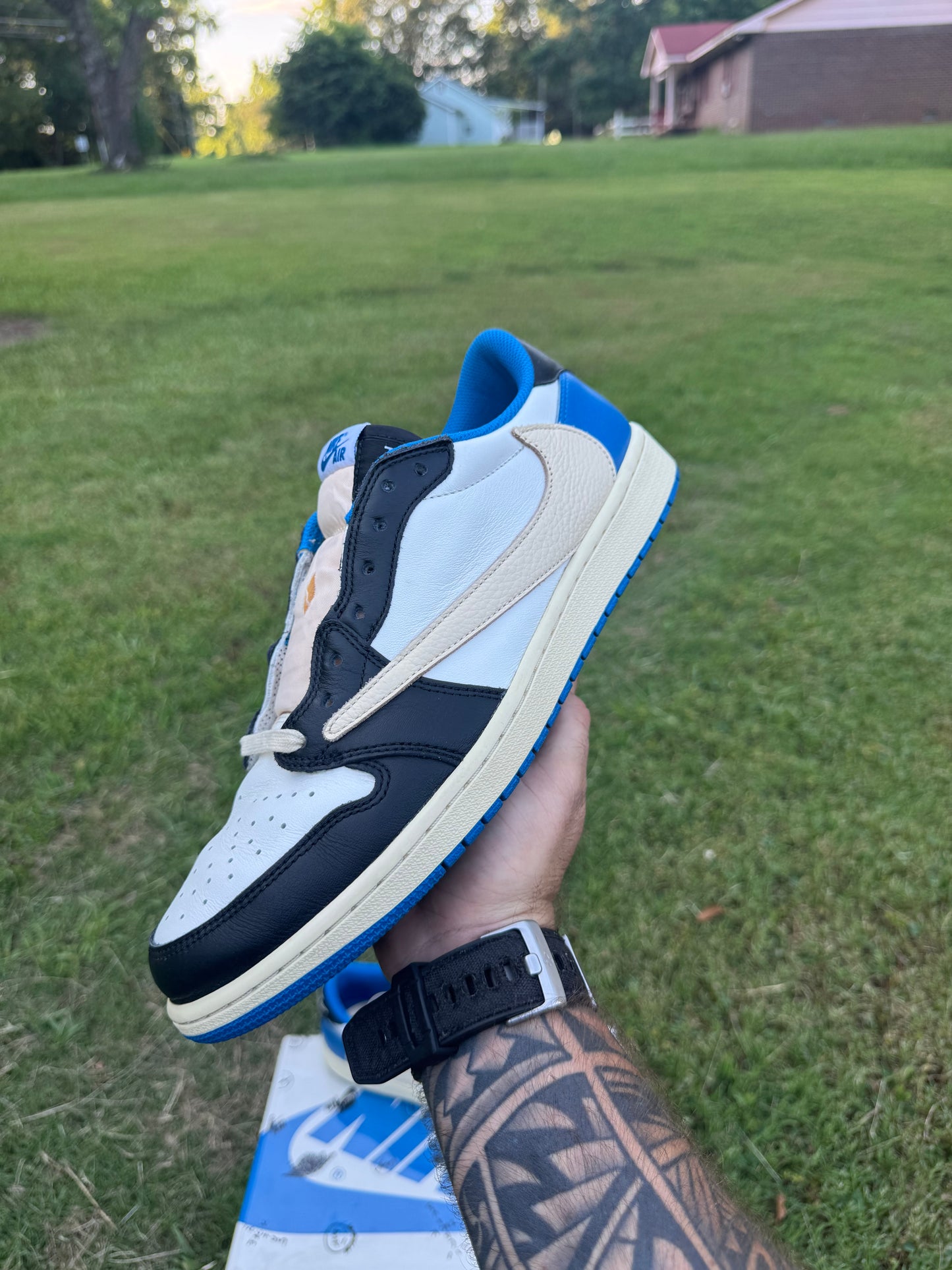 Jordan 1 Retro Low OG SP "Fragment X Travis Scott" Sz 12M
