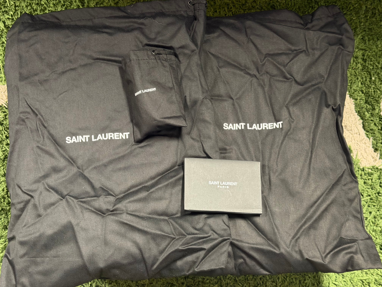 SAINT LAURENT BLACK HIGH TOP SNEAKER