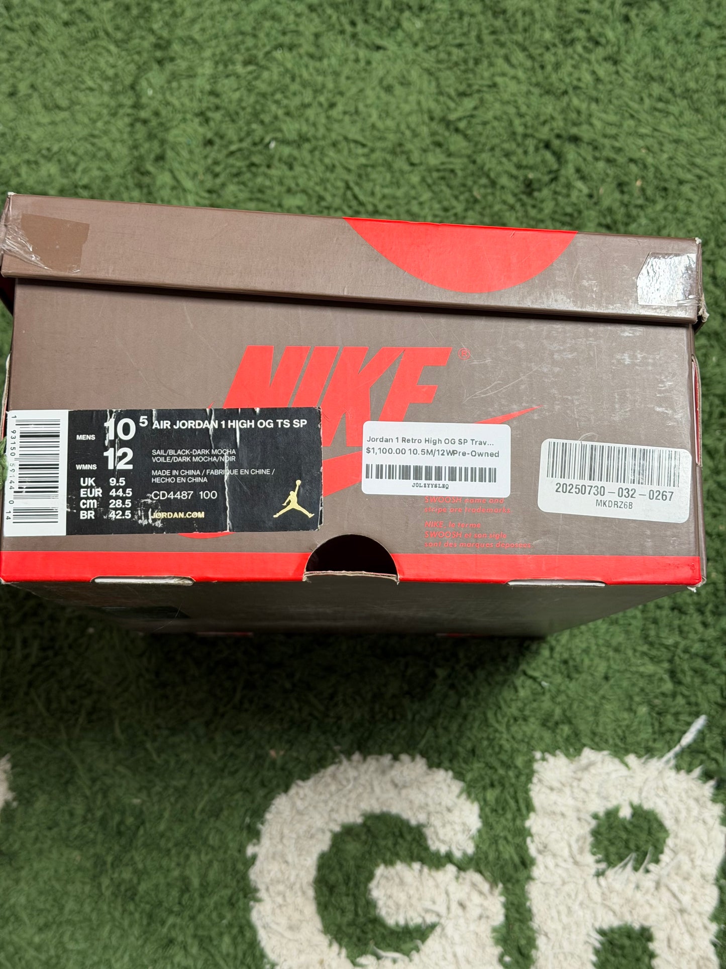 Jordan 1 Retro High OG SP Travis Scott Mocha