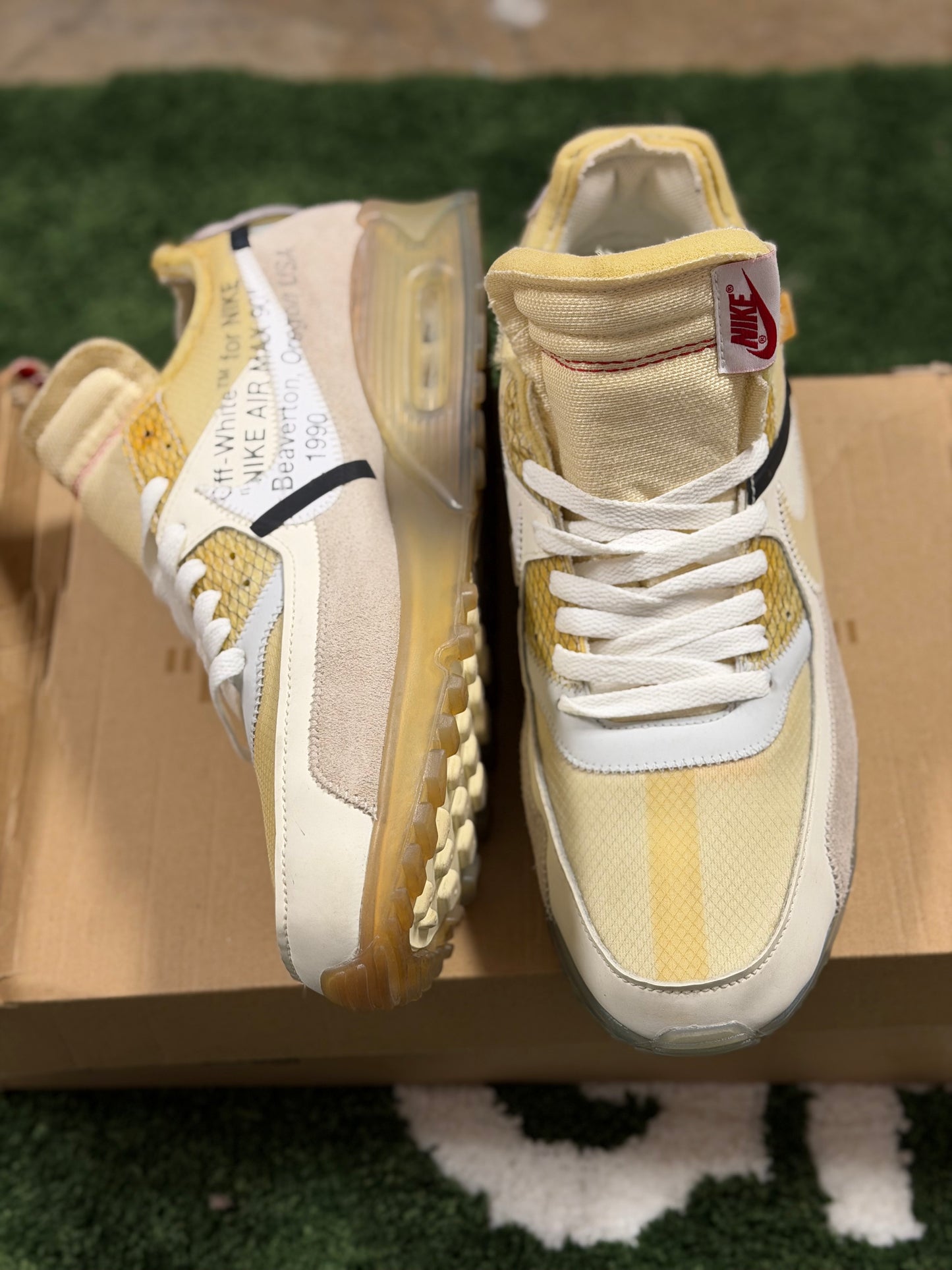 NIKE AIRMAX 90 OFFWHITE THE TEN (WHITE)