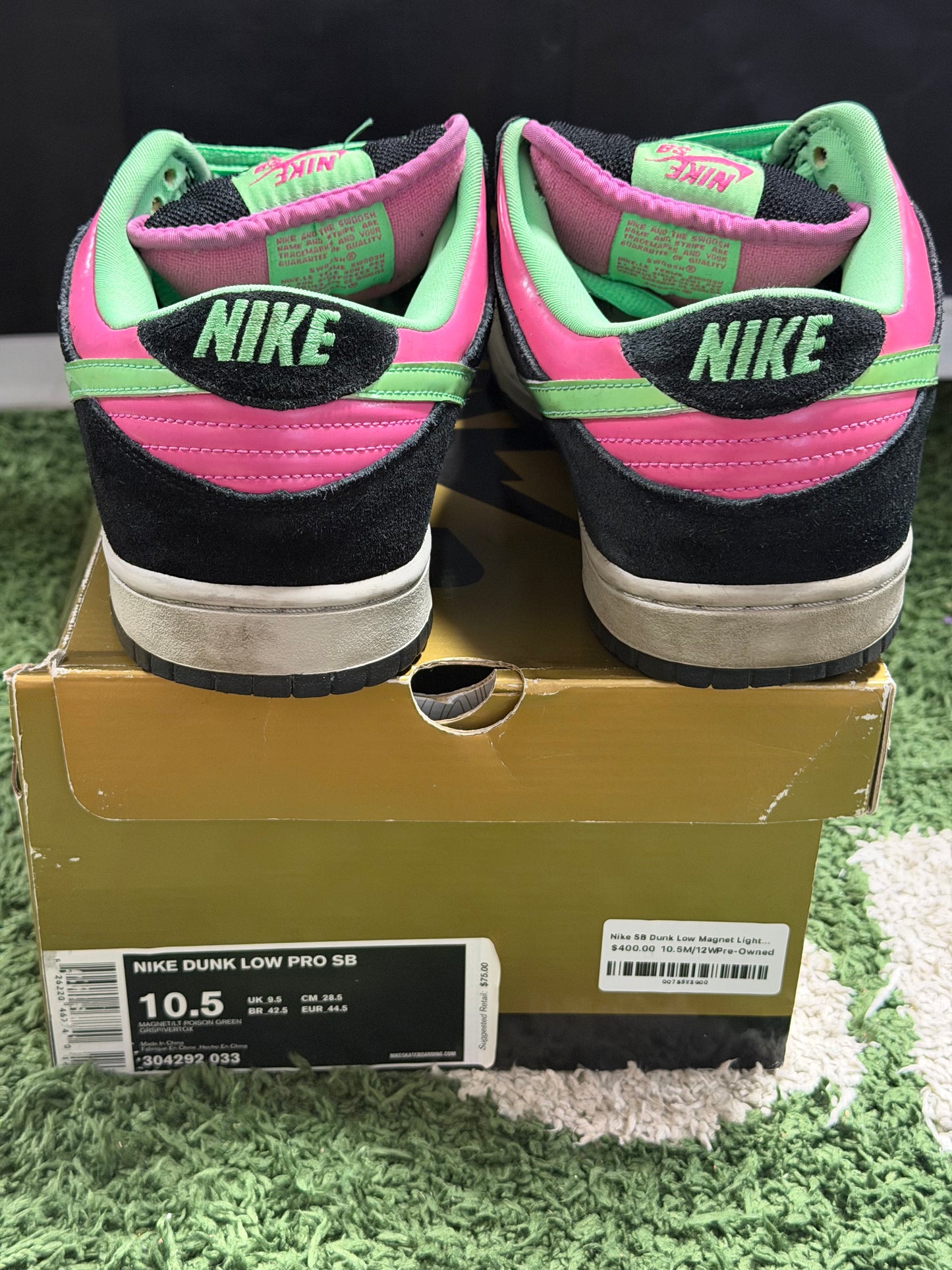 Nike SB Dunk Low Magnet Light Poison Green