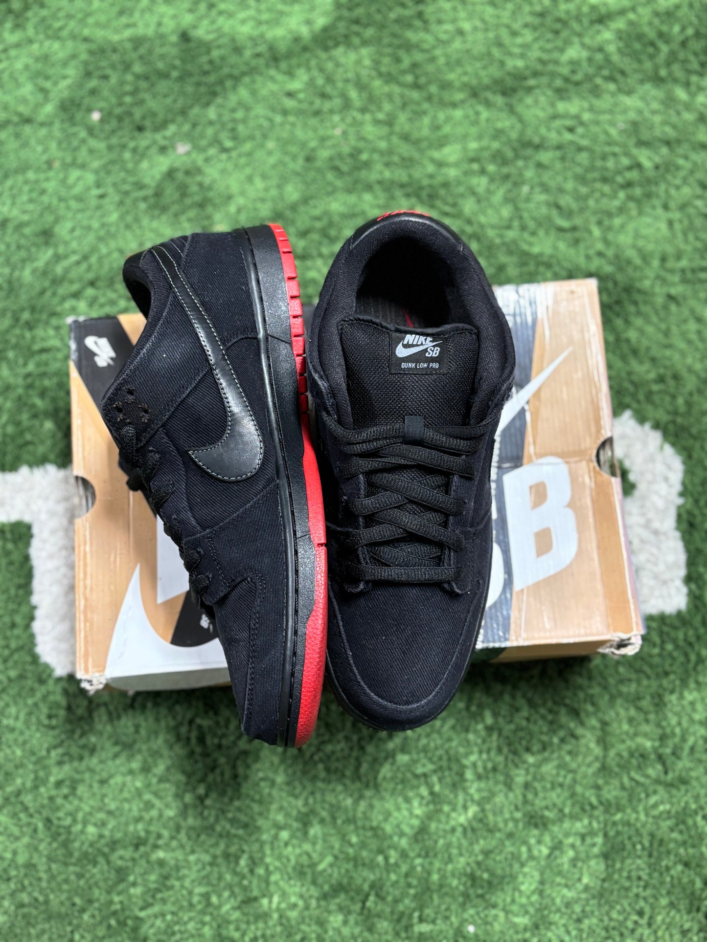 Nike SB Dunk Low Levis Black Denim