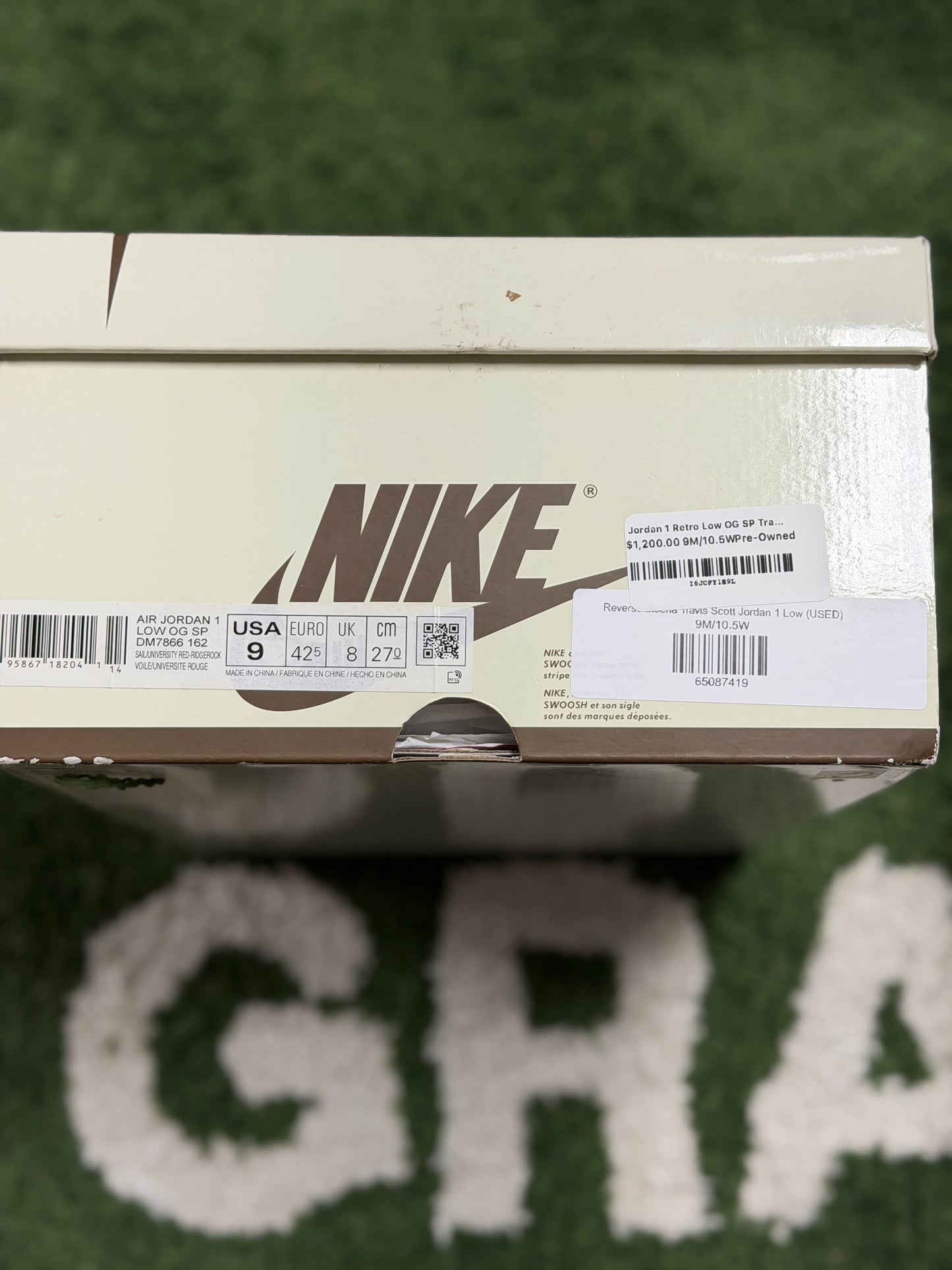 Jordan 1 Retro Low OG SP Travis Scott Reverse Mocha