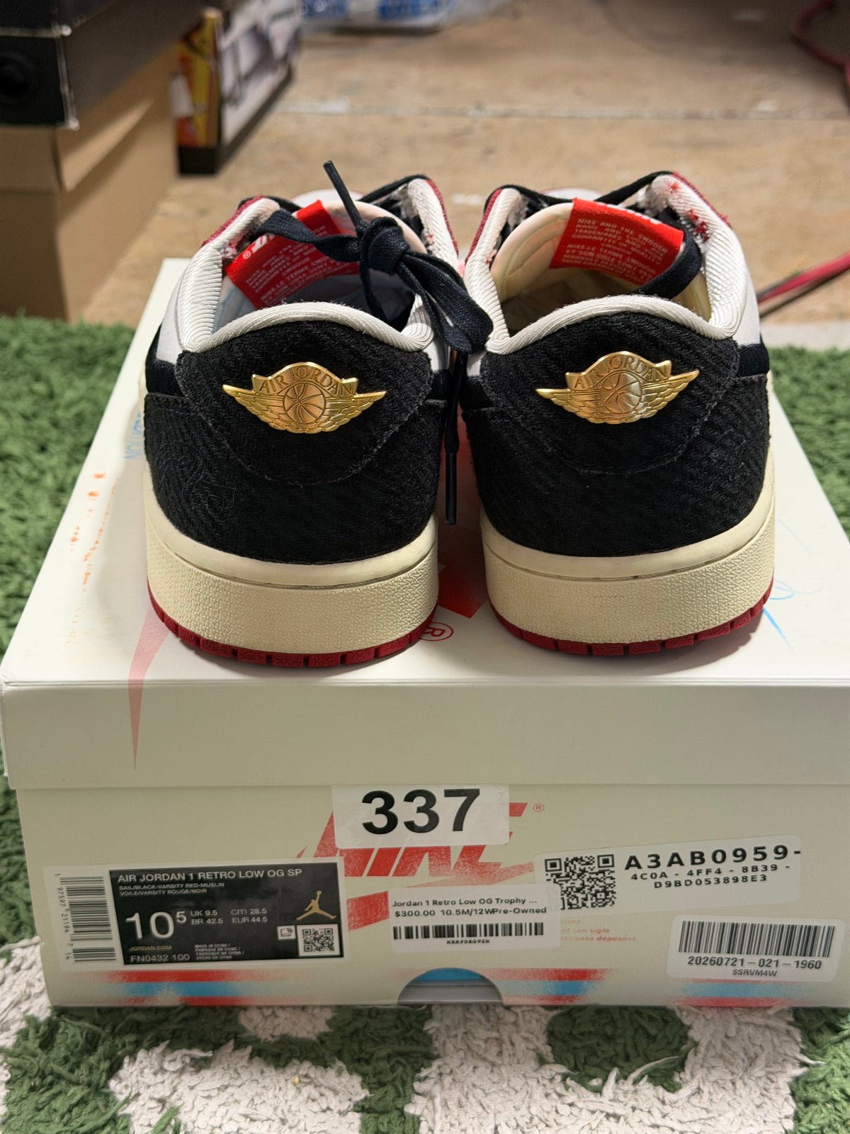 Jordan 1 Retro Low OG Trophy Room Rookie Card Away