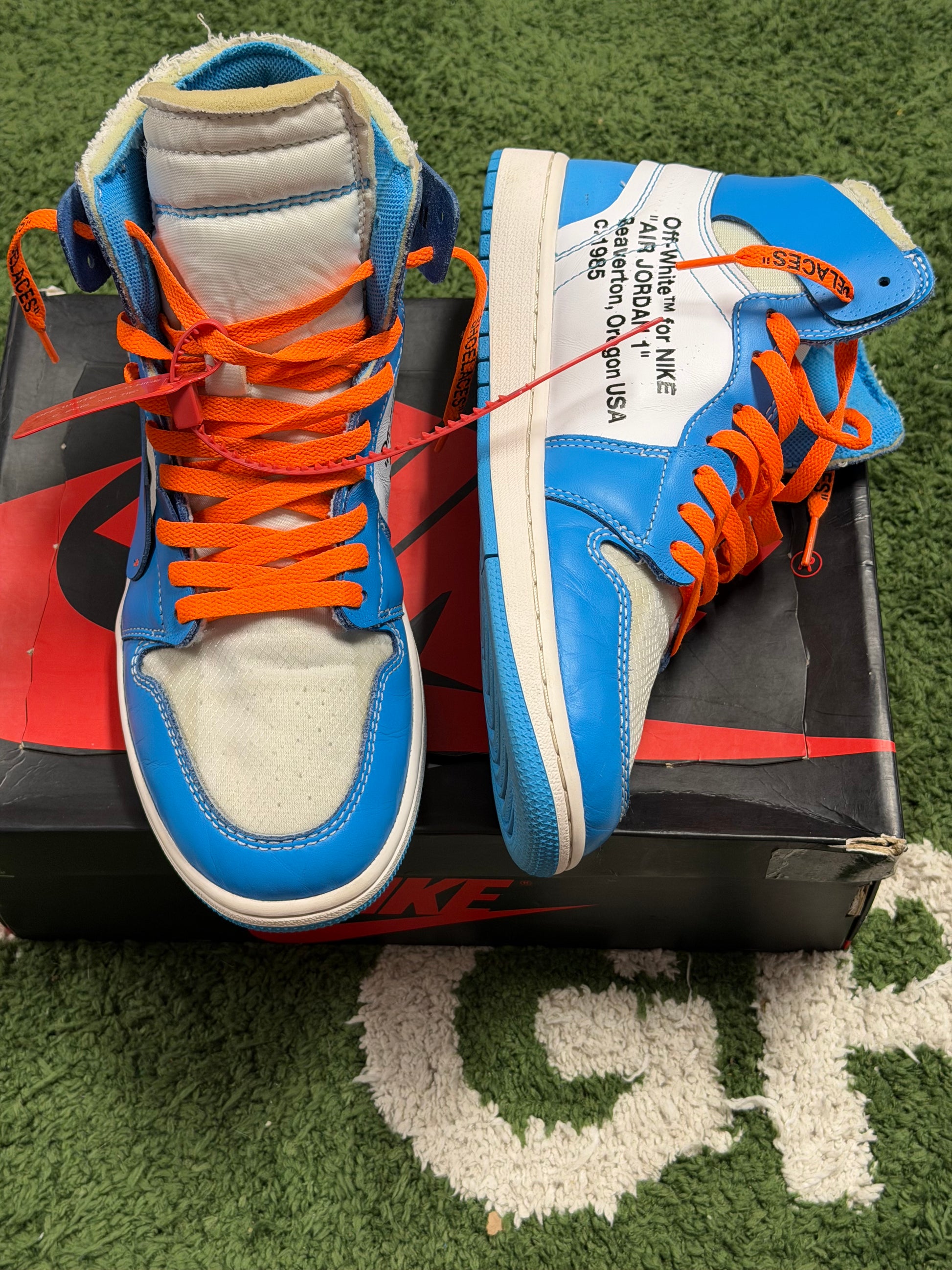 Jordan 1 Retro High Off-White University Blue