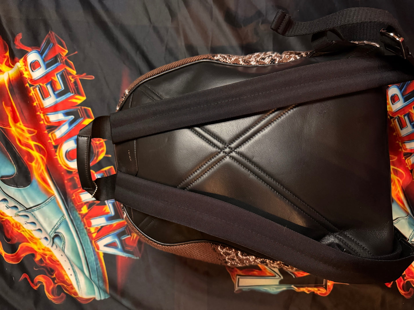 AMIRI Bandana Backpack BROWN