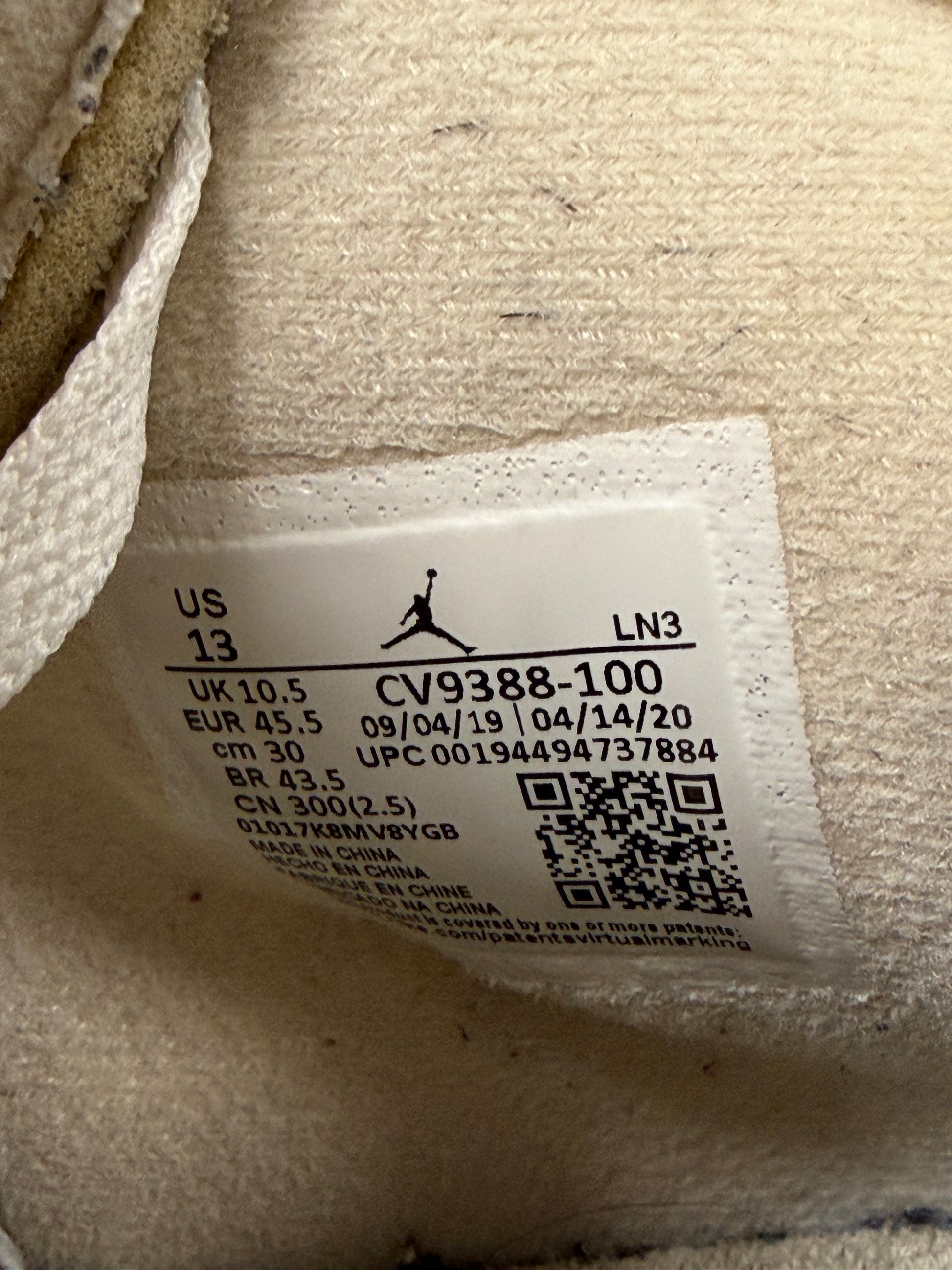 JORDAN 4 OFFWHITE SAIL