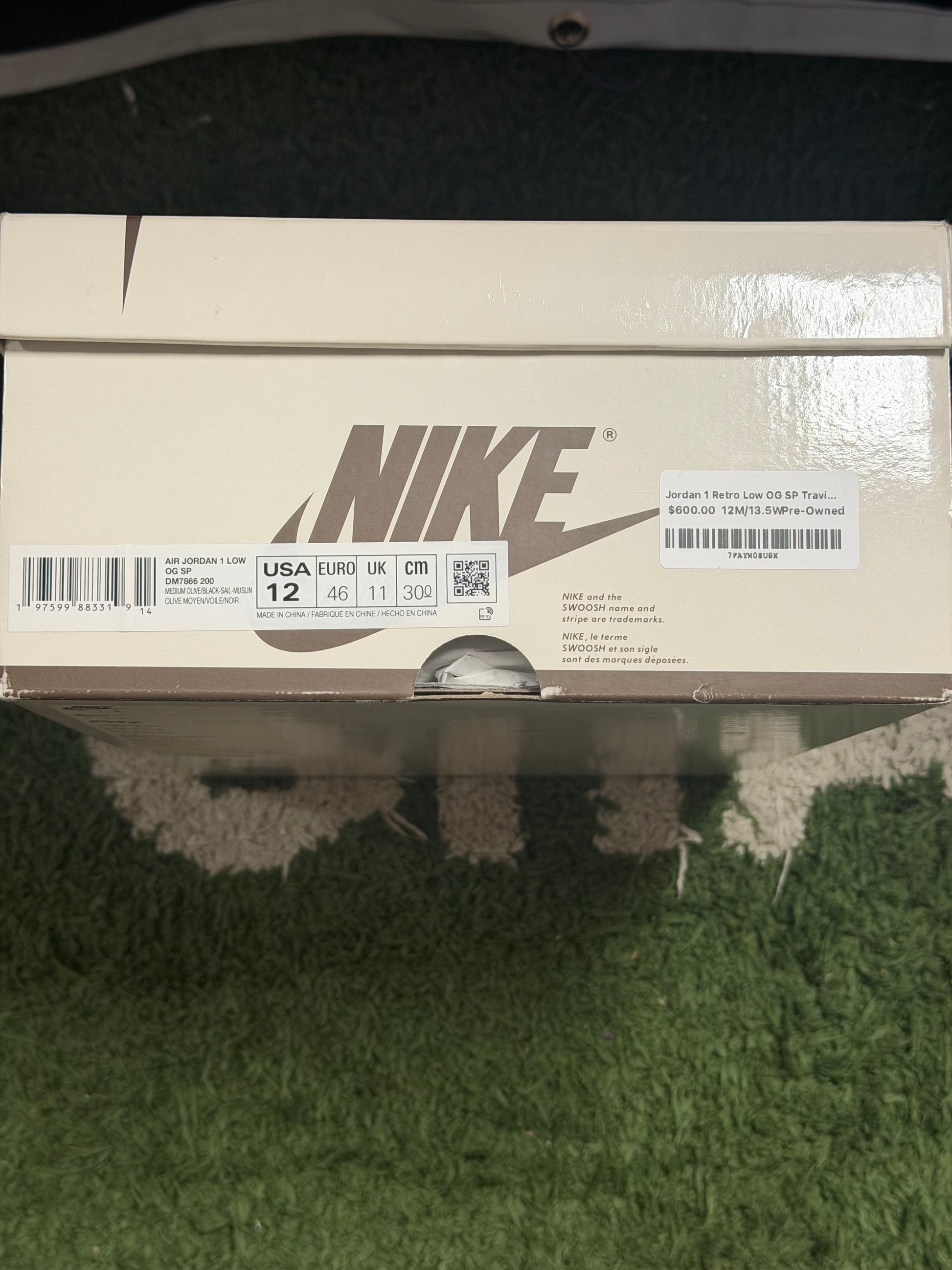 Jordan 1 Retro Low OG SP Travis Scott Medium Olive