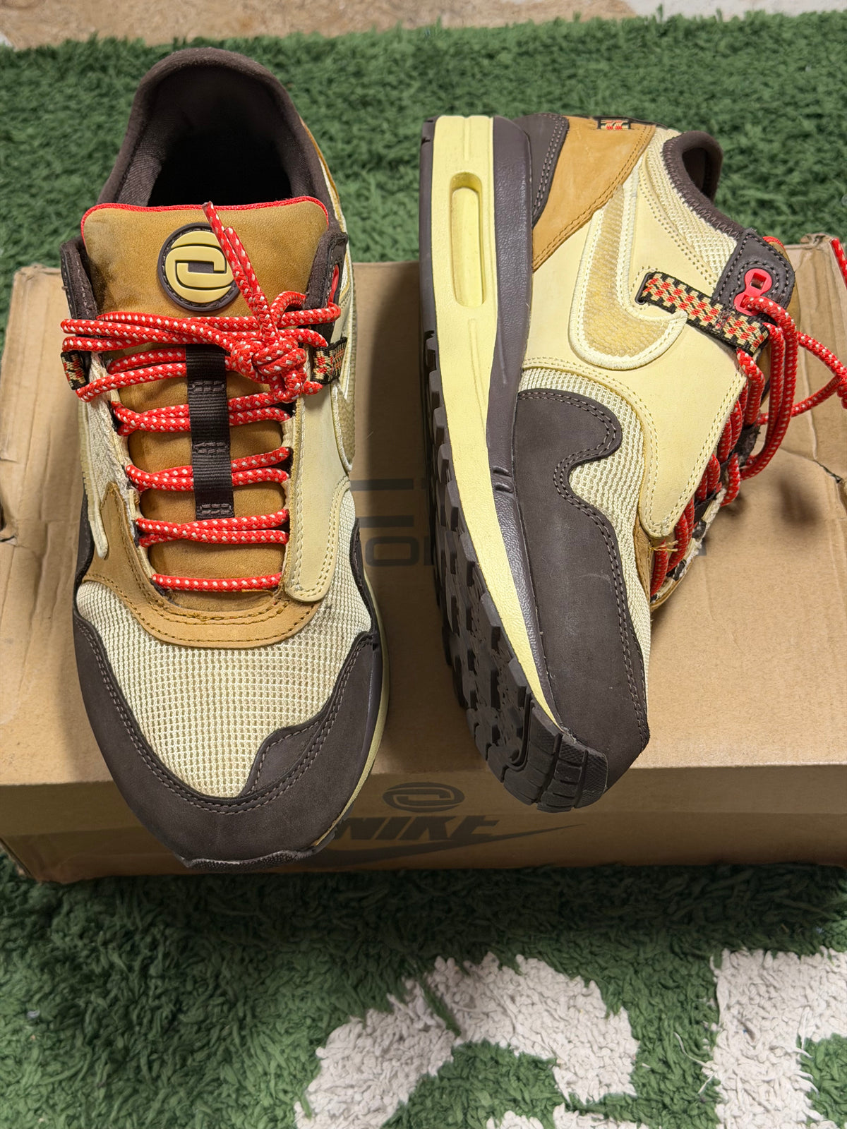Nike Air Max 1 Travis Scott Cactus Jack Baroque Brown