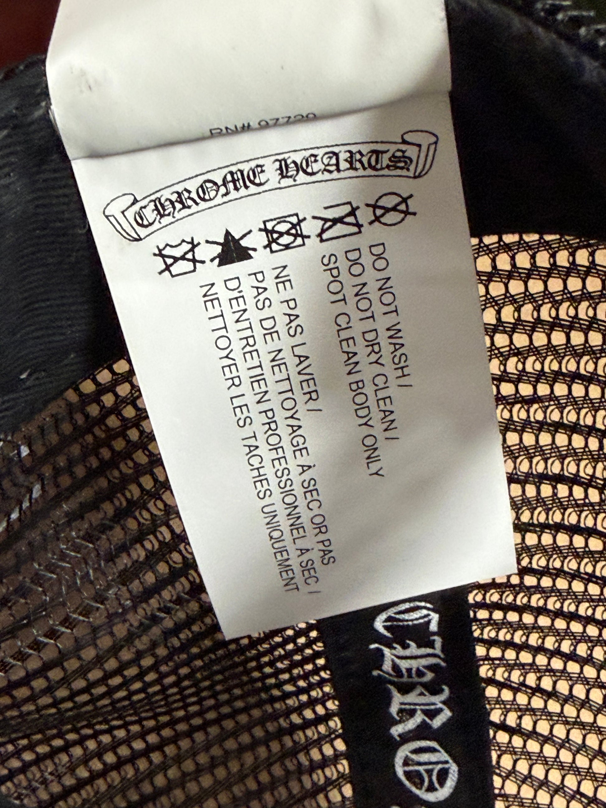 Chrome Hearts CH Las Vegas Trucker Hat Black/Black