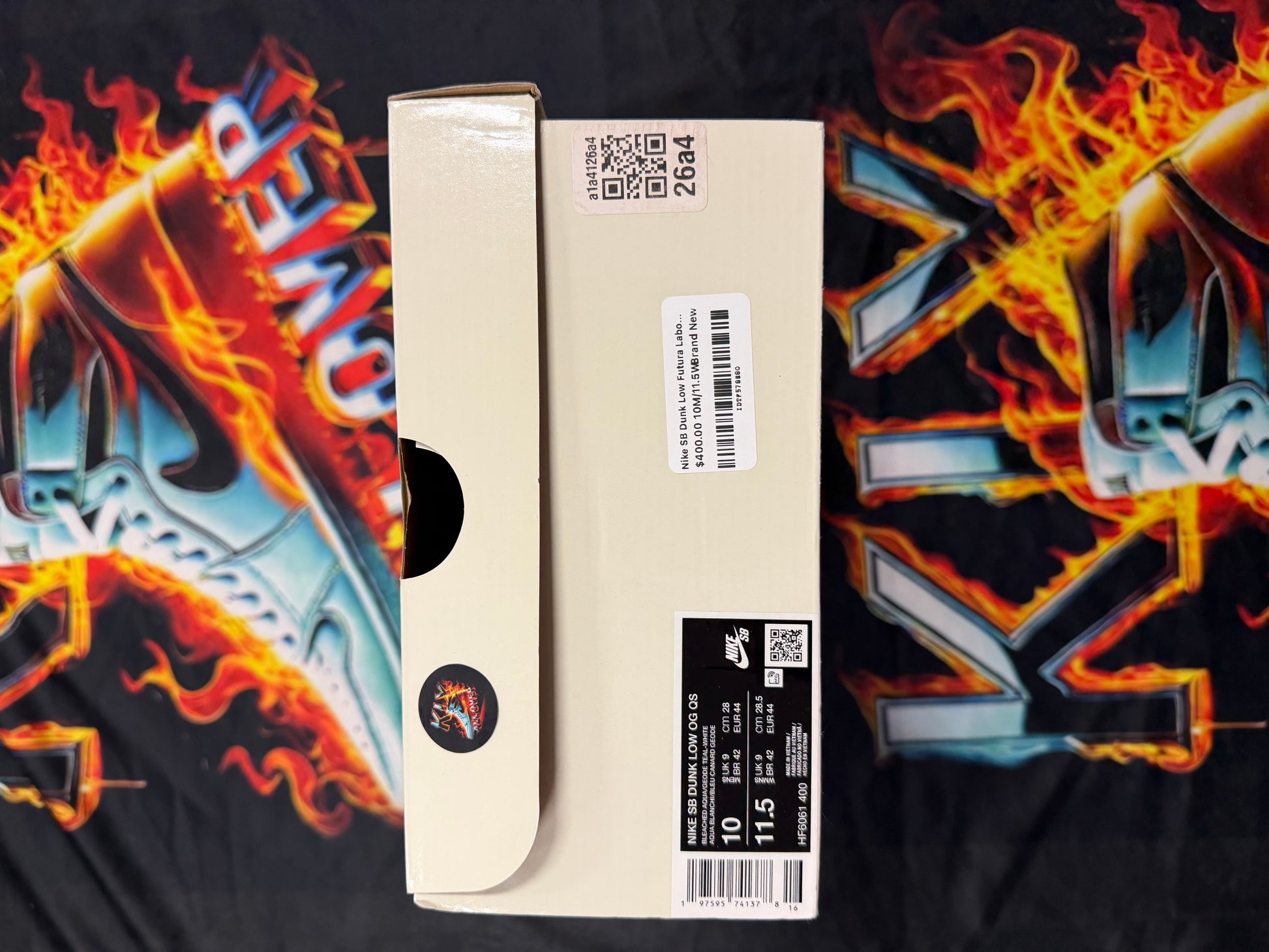 Nike SB Dunk Low Futura Laboratories Bleached Aqua