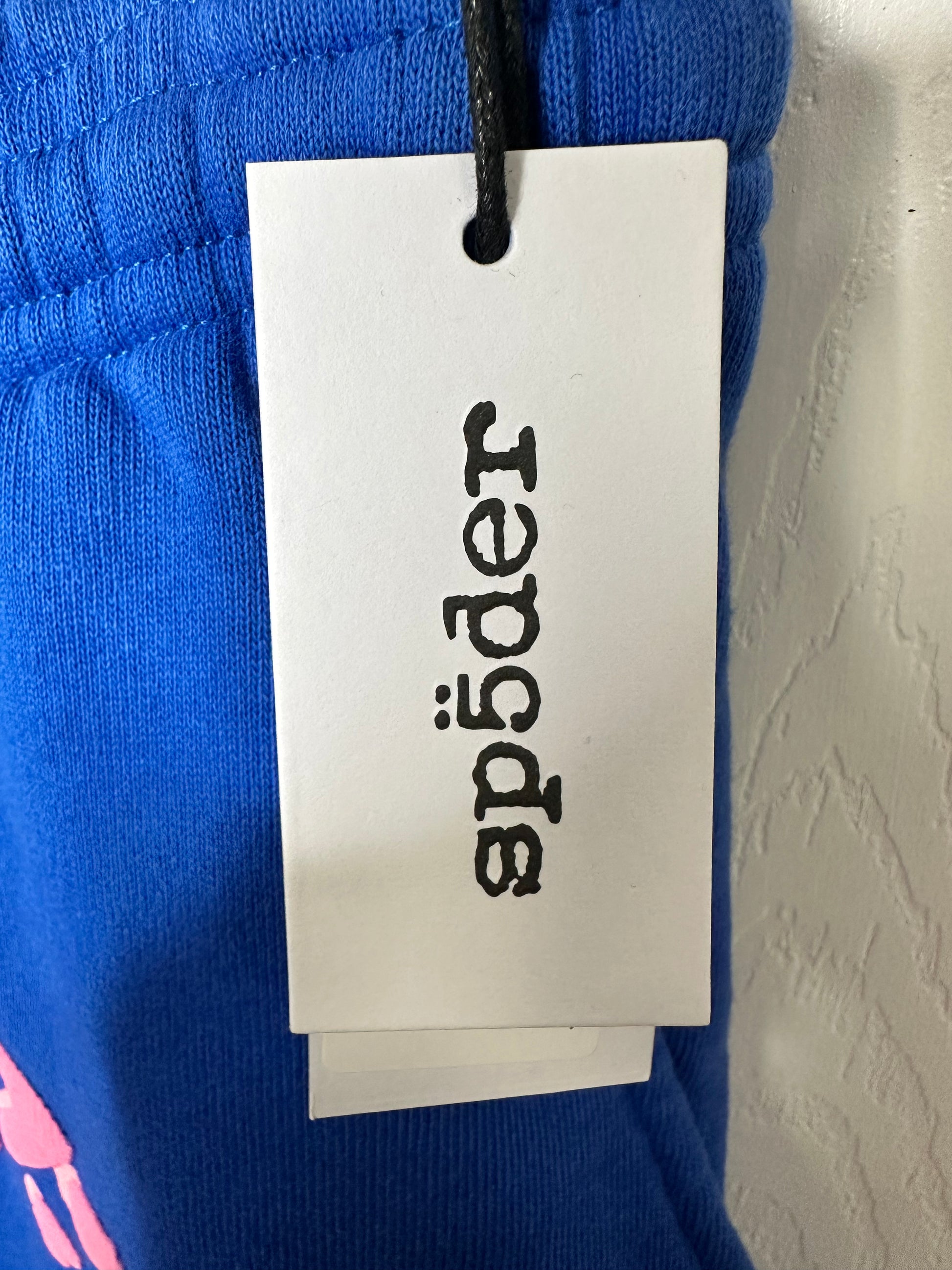 Sp5der Angel Number Sweatpant Blue