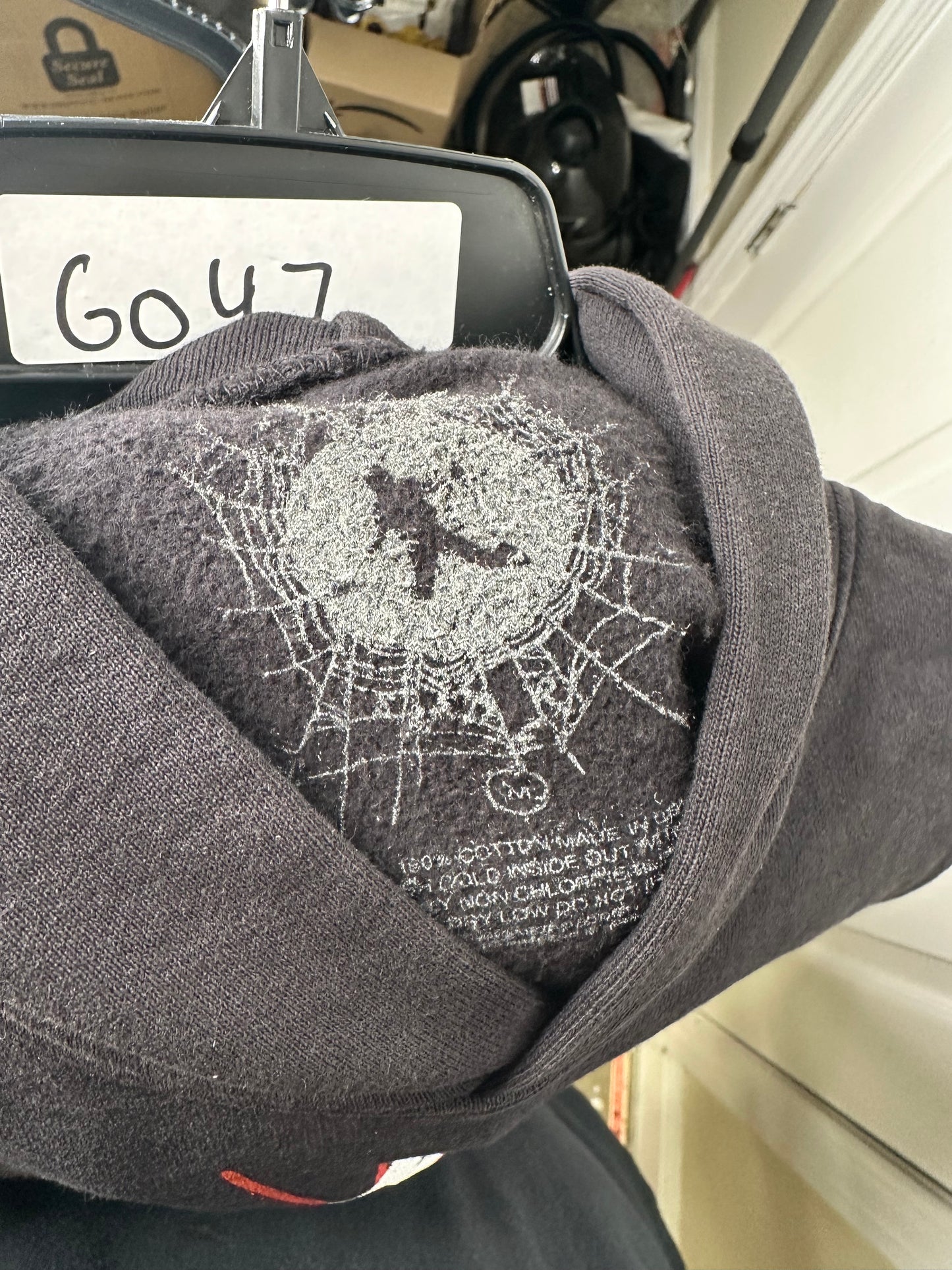 SP5DER X METRO BOOMIN HOODIE BLACK / RED