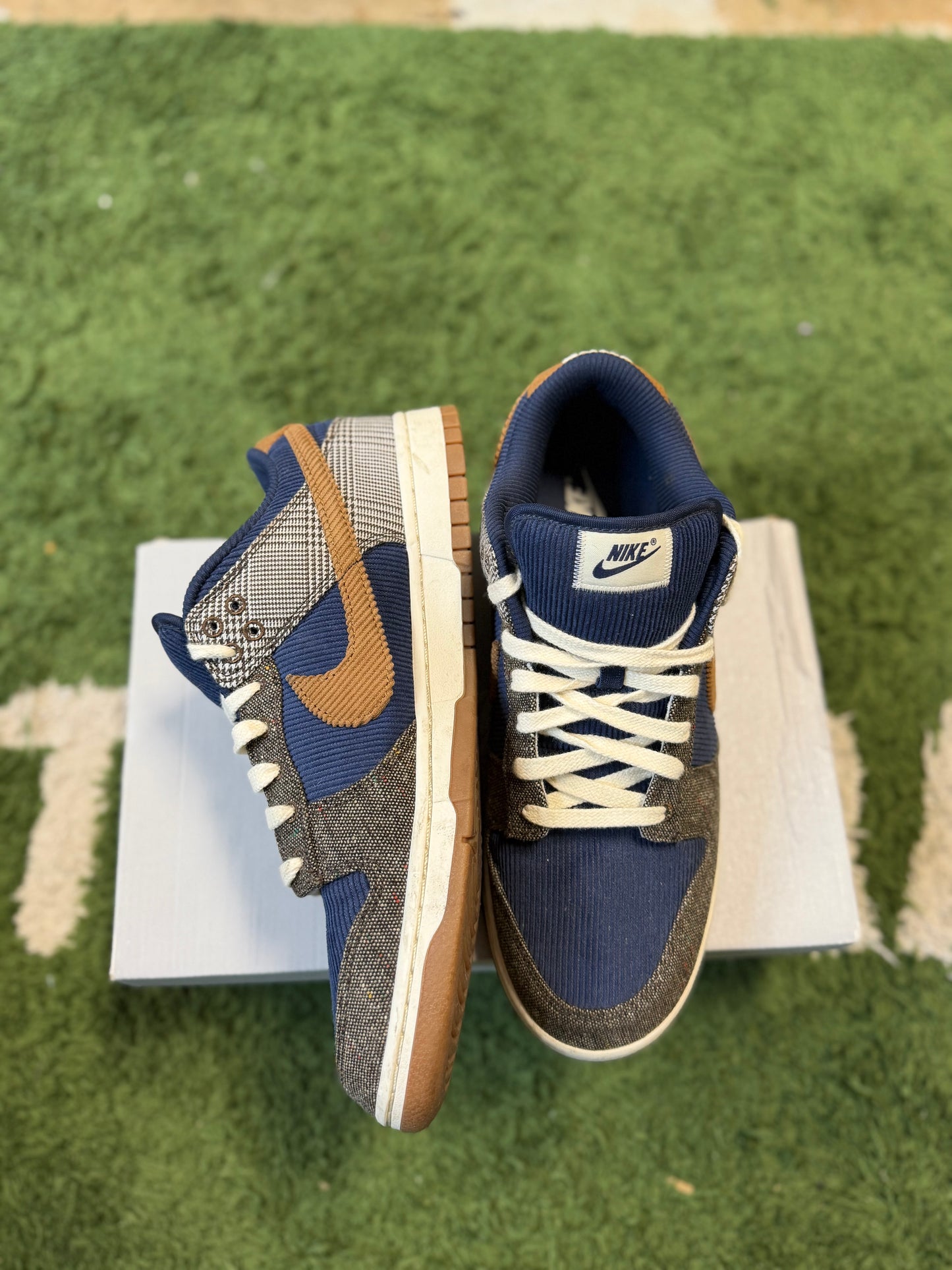 Nike Dunk Low Tweed Midnight Navy Corduroy