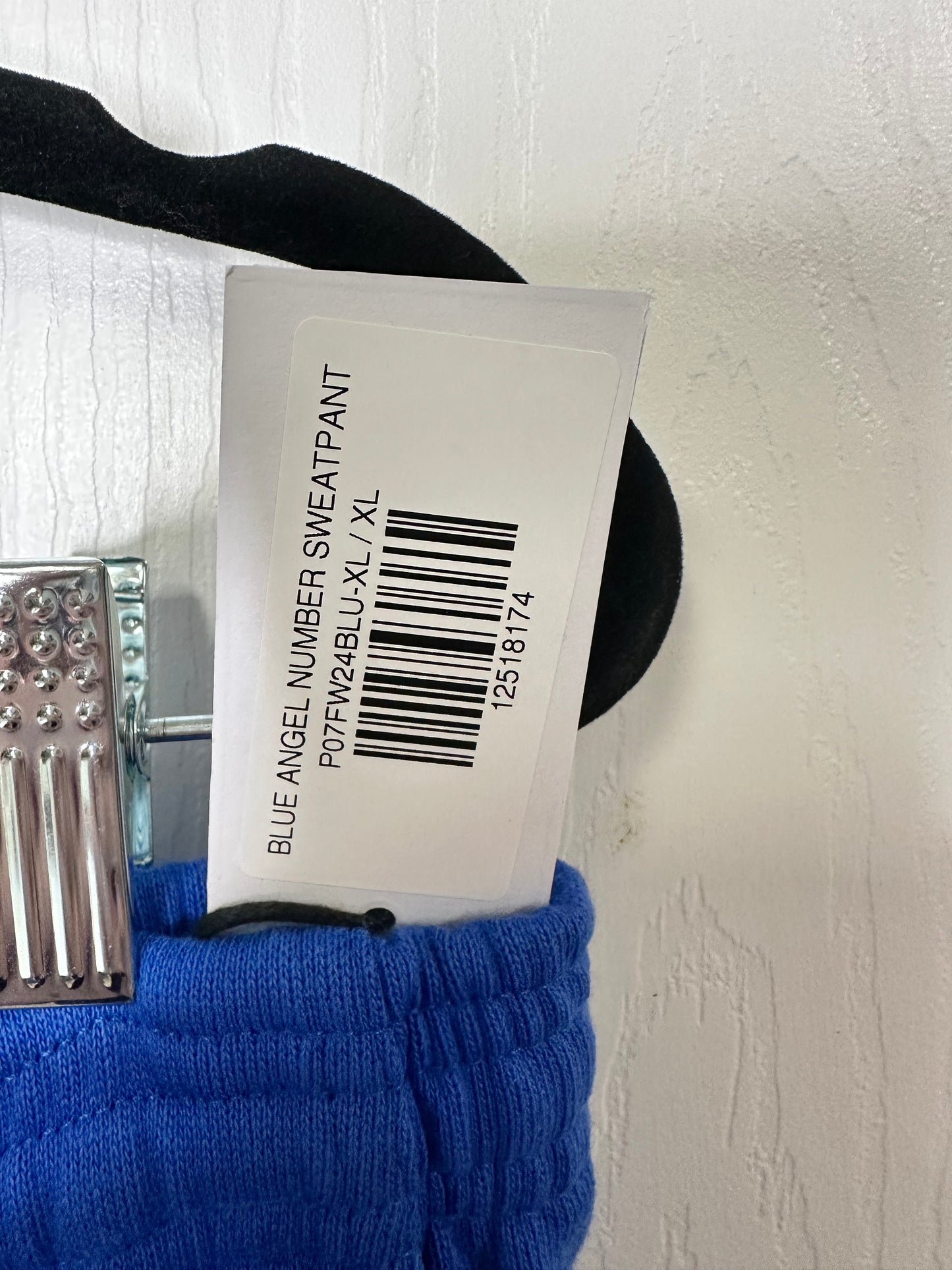 Sp5der Angel Number Sweatpant Blue