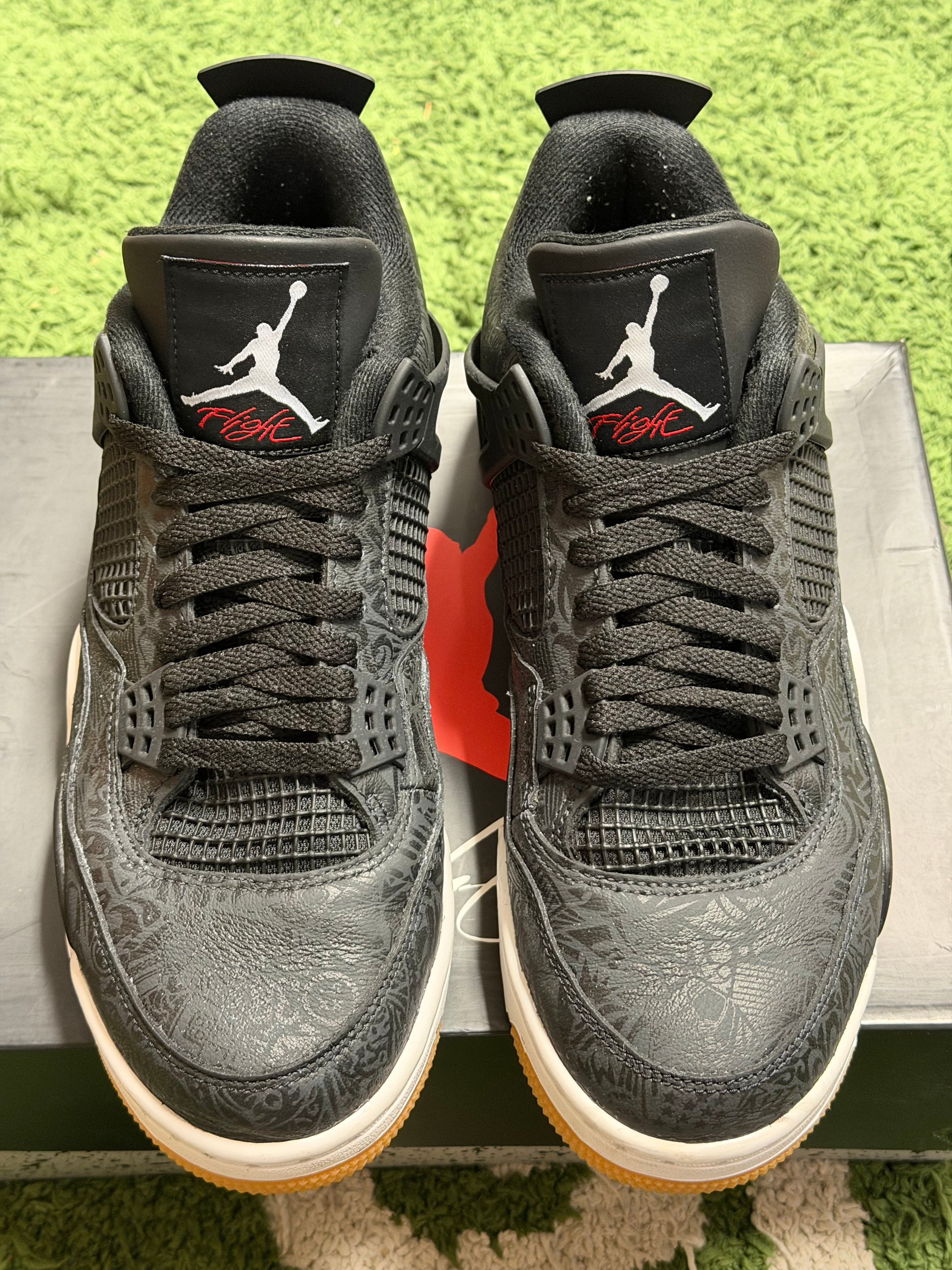 Jordan 4 Retro Laser Black Gum
