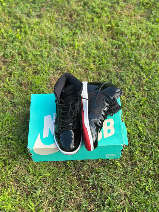 Nike SB Dunk High “Bred” Size 8.5M