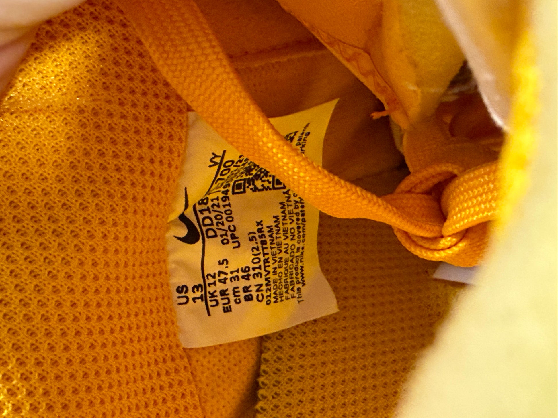 Nike Air Force 1 Low Off-White ICA University Gold