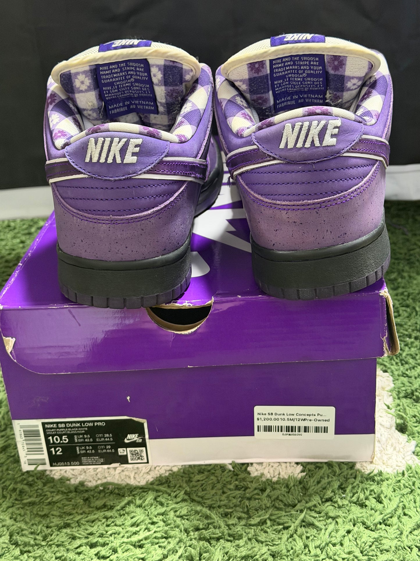 Nike SB Dunk Low Concepts Purple Lobster