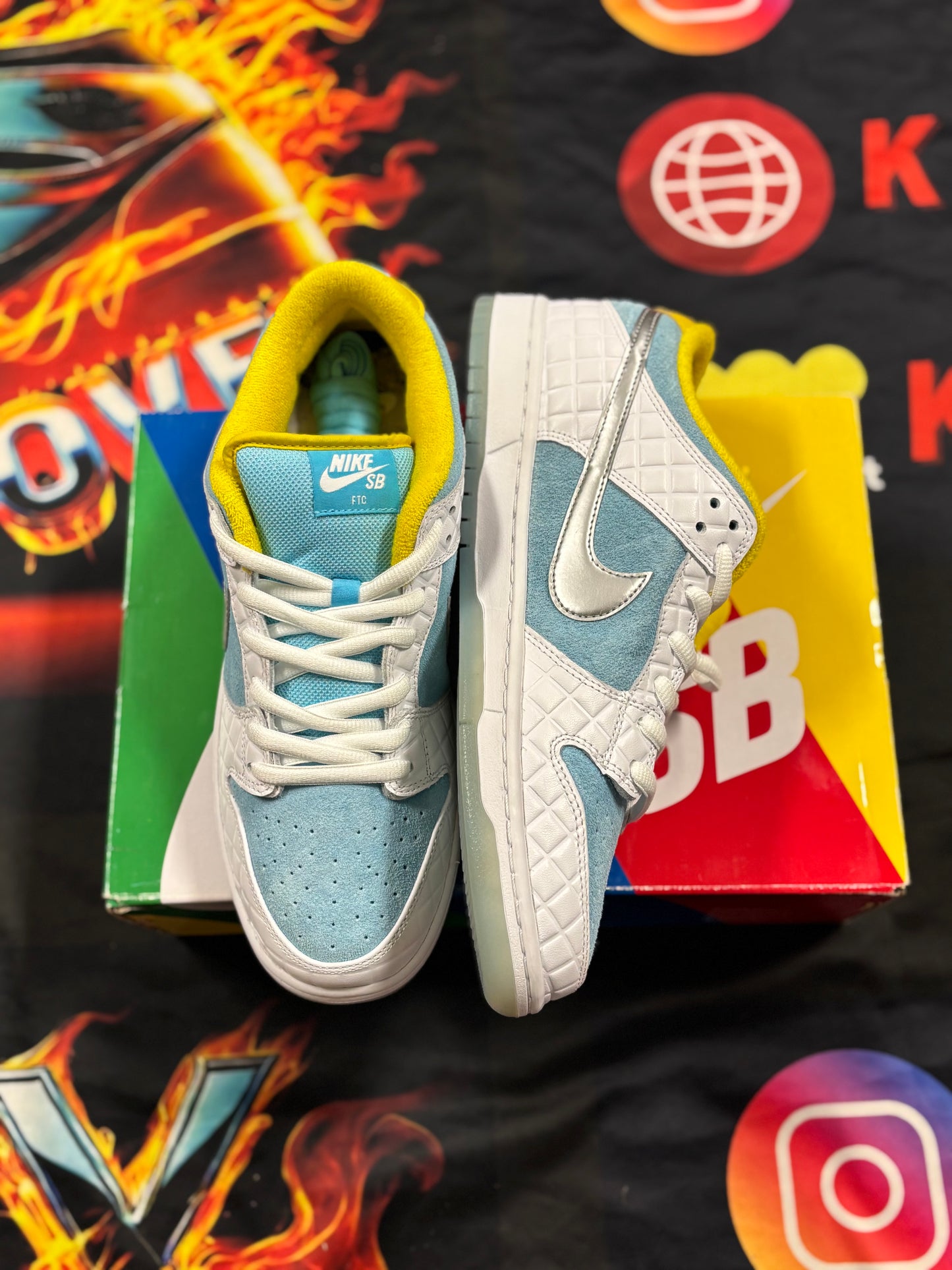 Nike SB Dunk Low FTC Lagoon Pulse