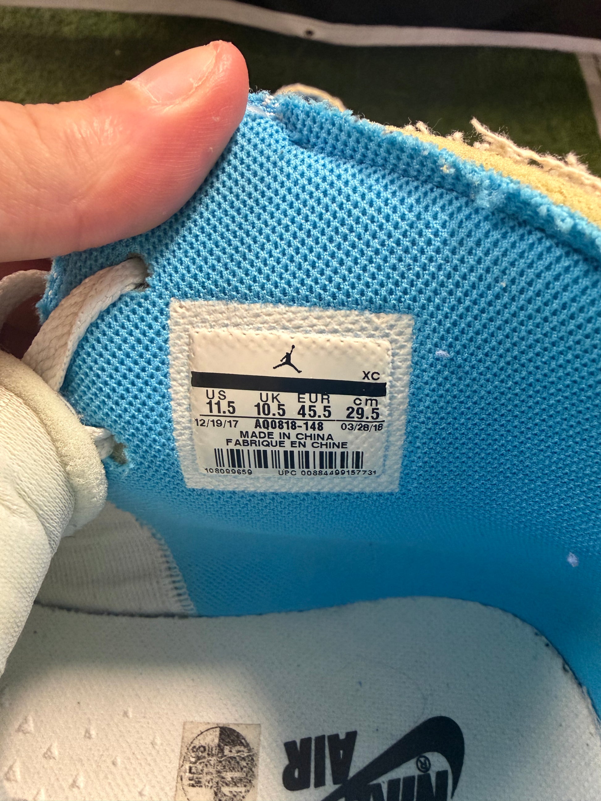 Jordan 1 Retro High Off-White University Blue