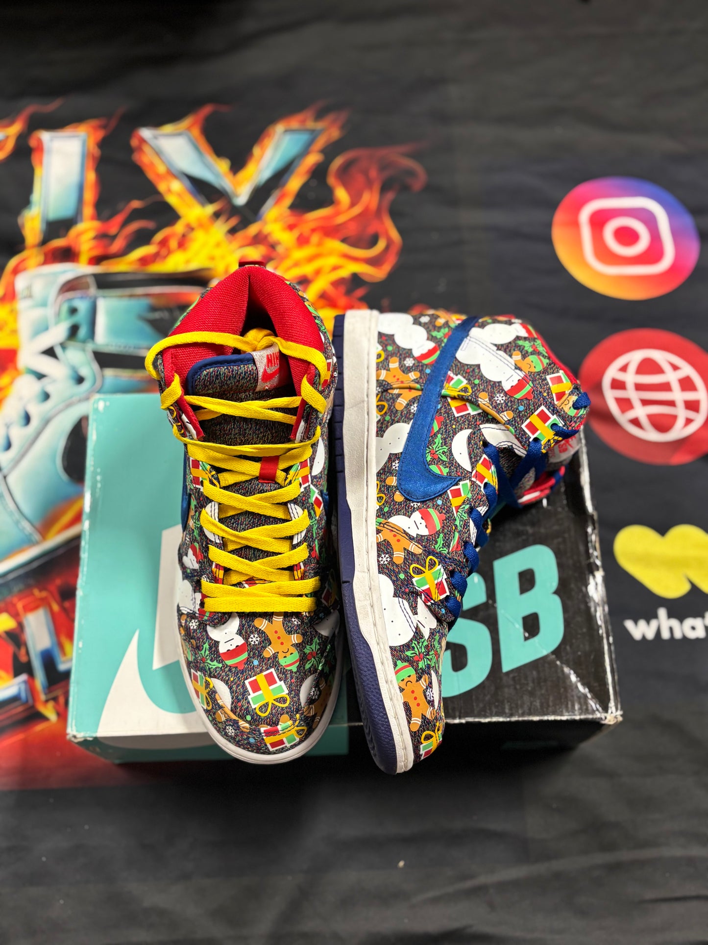 Nike SB Dunk High Concepts Ugly Christmas Sweater (2017)