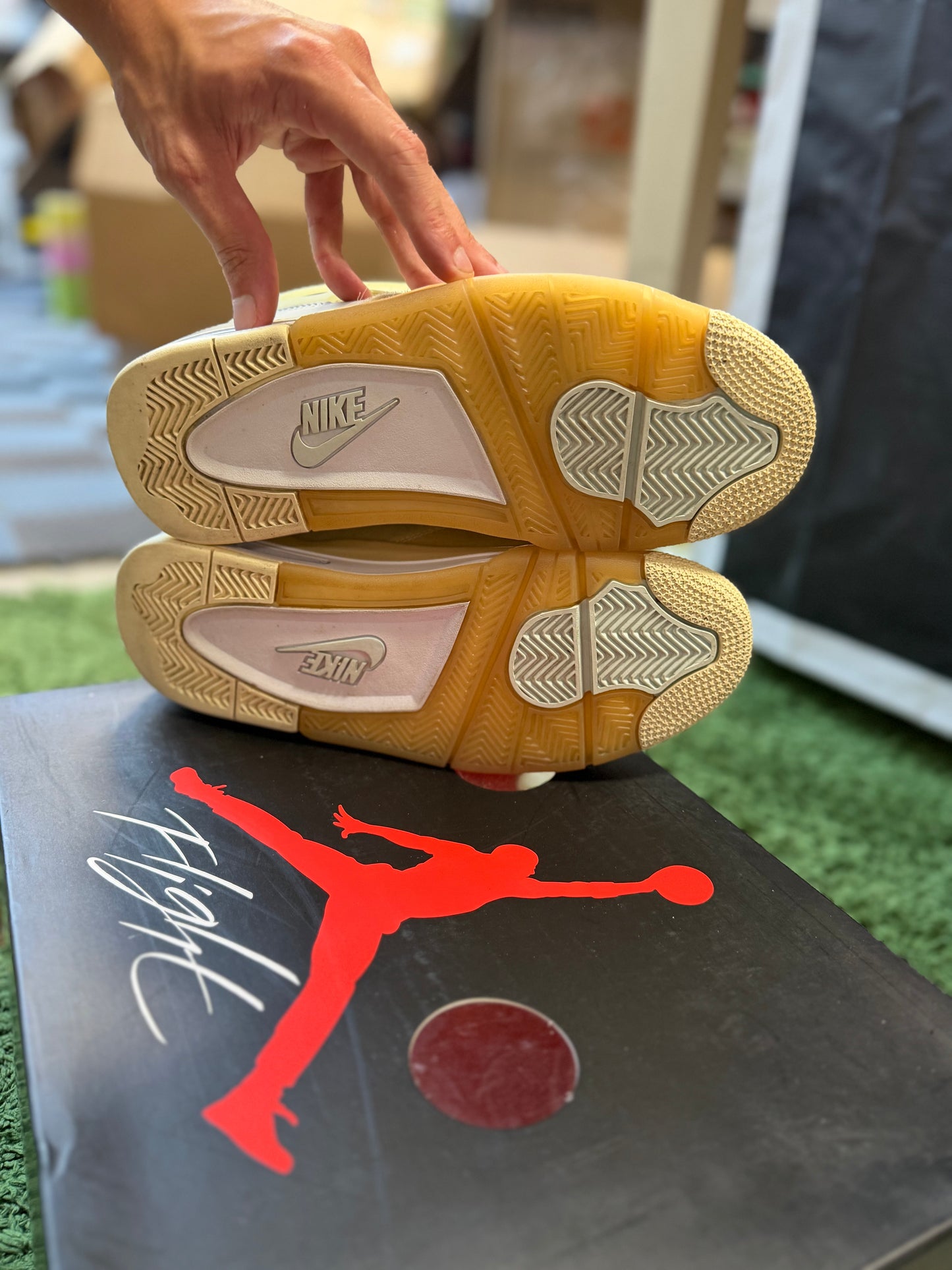 Jordan 4 Retro Off-White Sail (Women's)