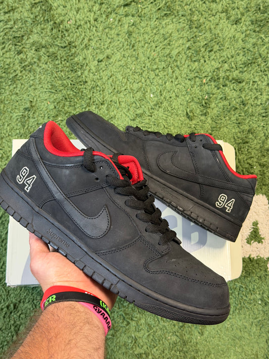 Nike SB Dunk Low Supreme 94 Black