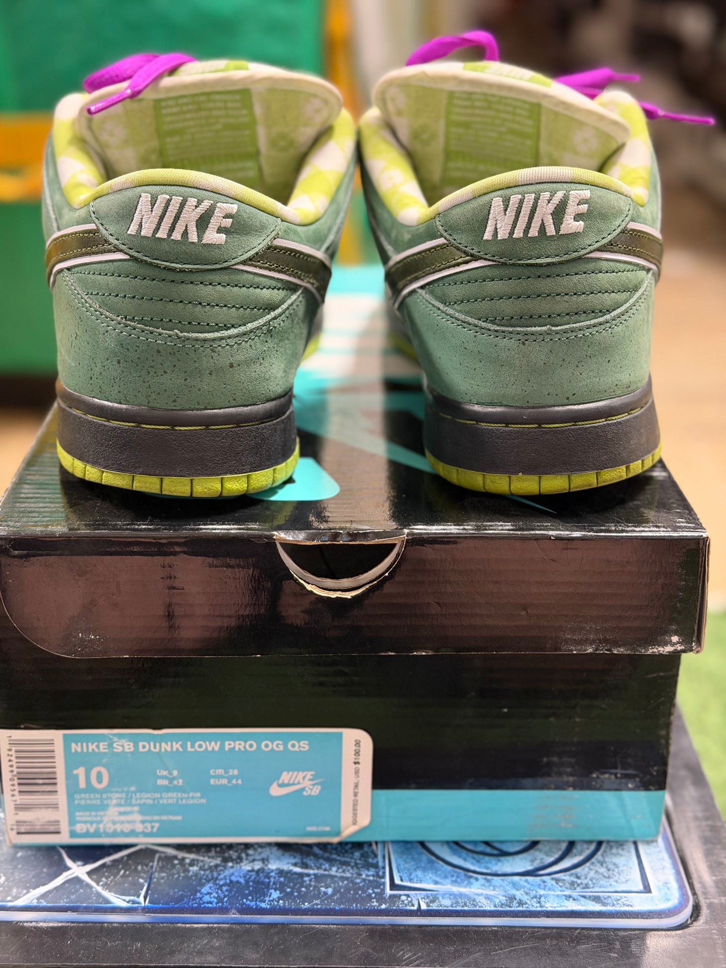 Nike SB Dunk Low Concepts Green Lobster (Special Box)