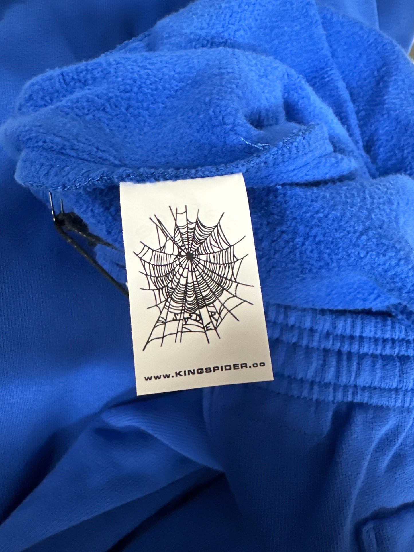 Sp5der Angel Number Sweatpant Blue