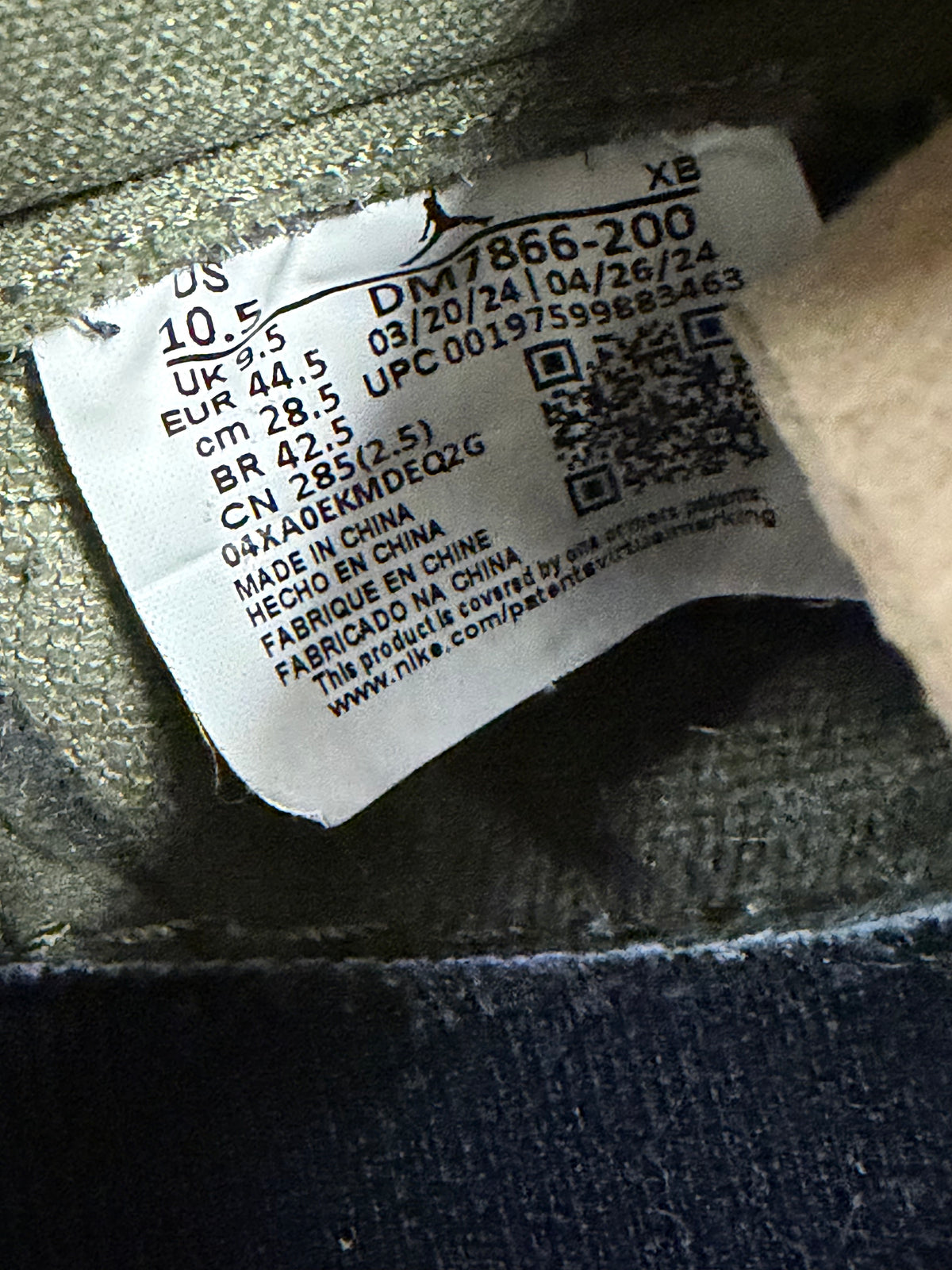 Jordan 1 Retro Low OG SP Travis Scott Medium Olive