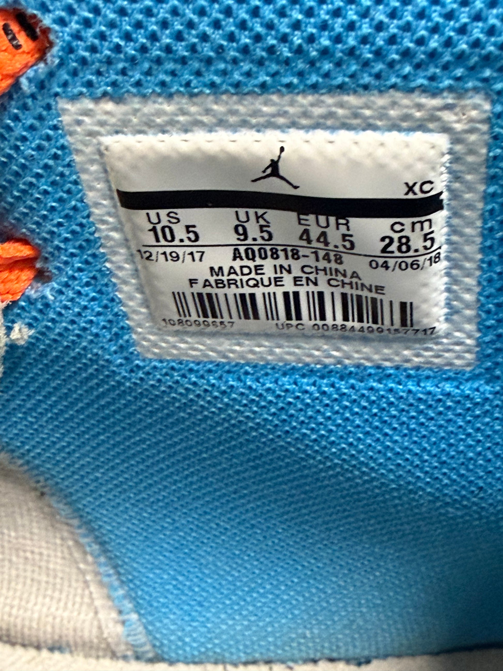 Jordan 1 Retro High Off-White University Blue