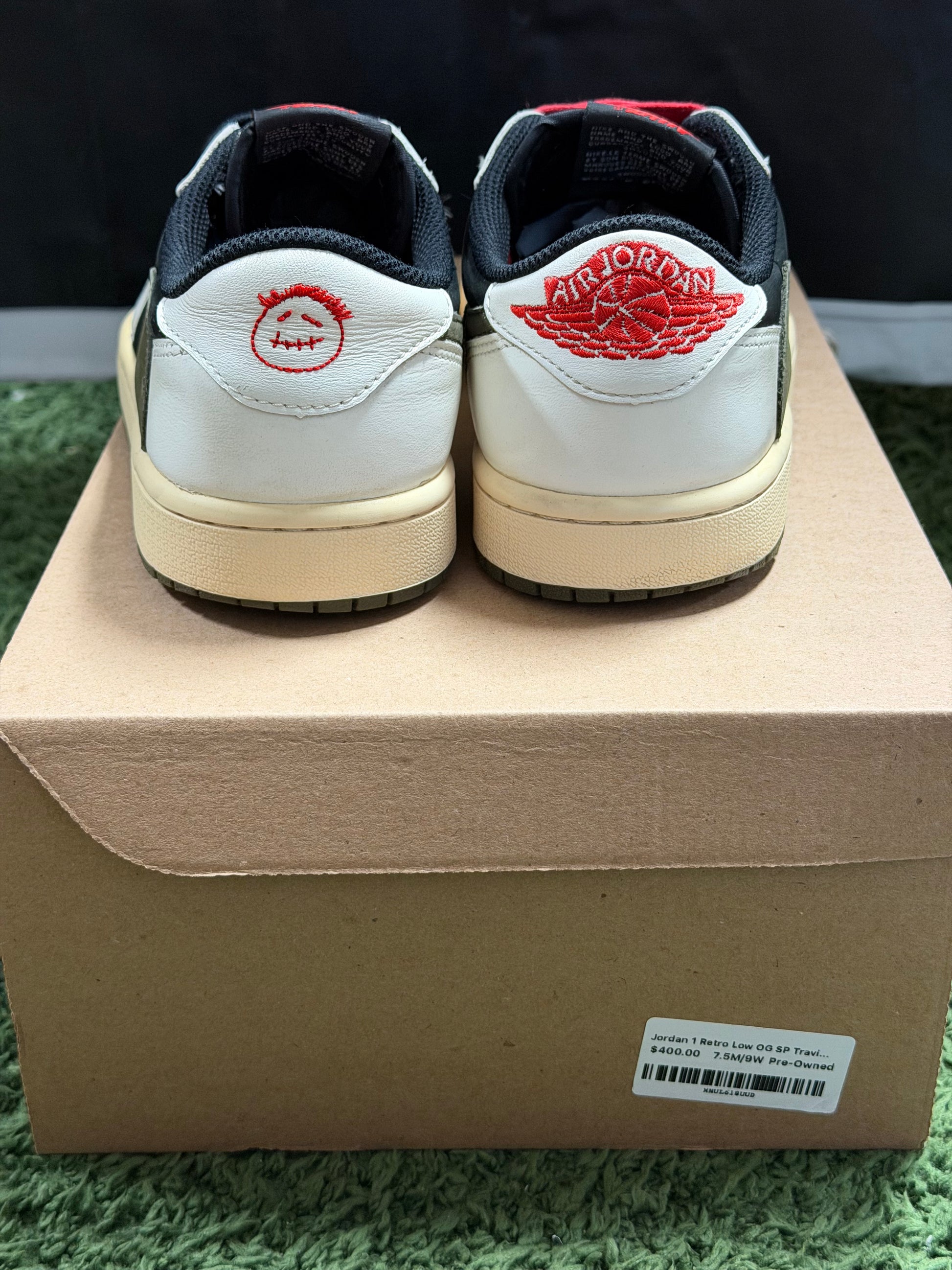Jordan 1 Retro Low OG SP Travis Scott Olive (Women's)