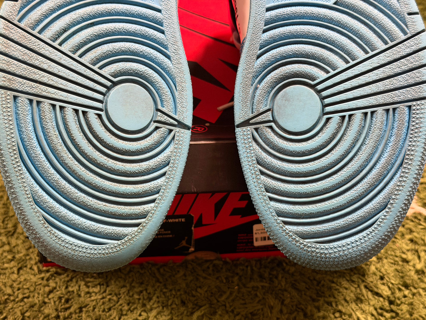 Jordan 1 Retro High Off-White University Blue