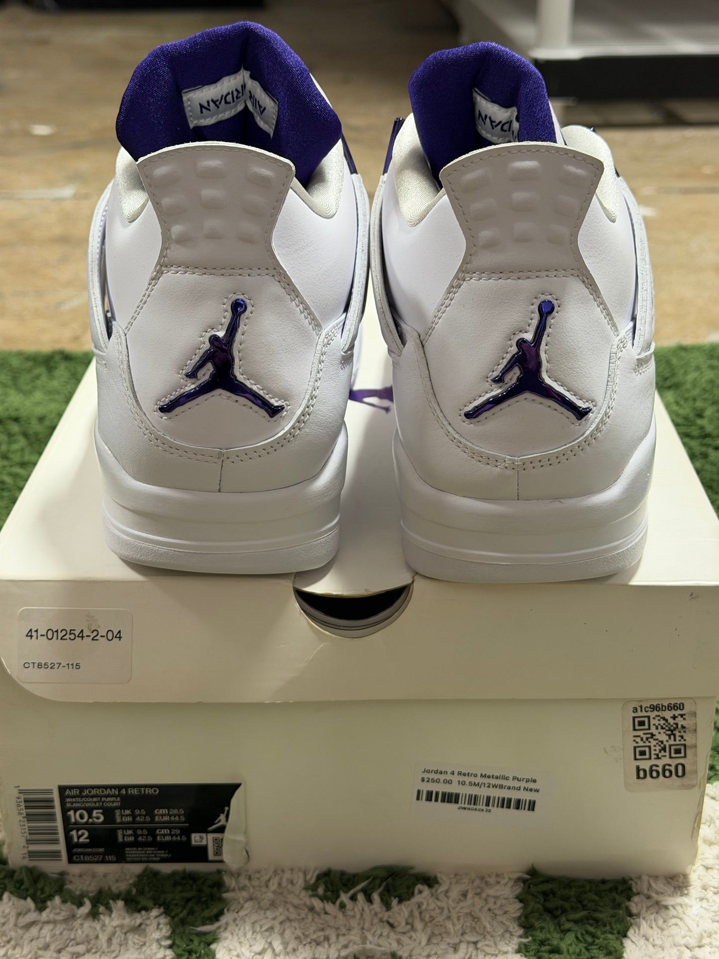Jordan 4 Retro Metallic Purple