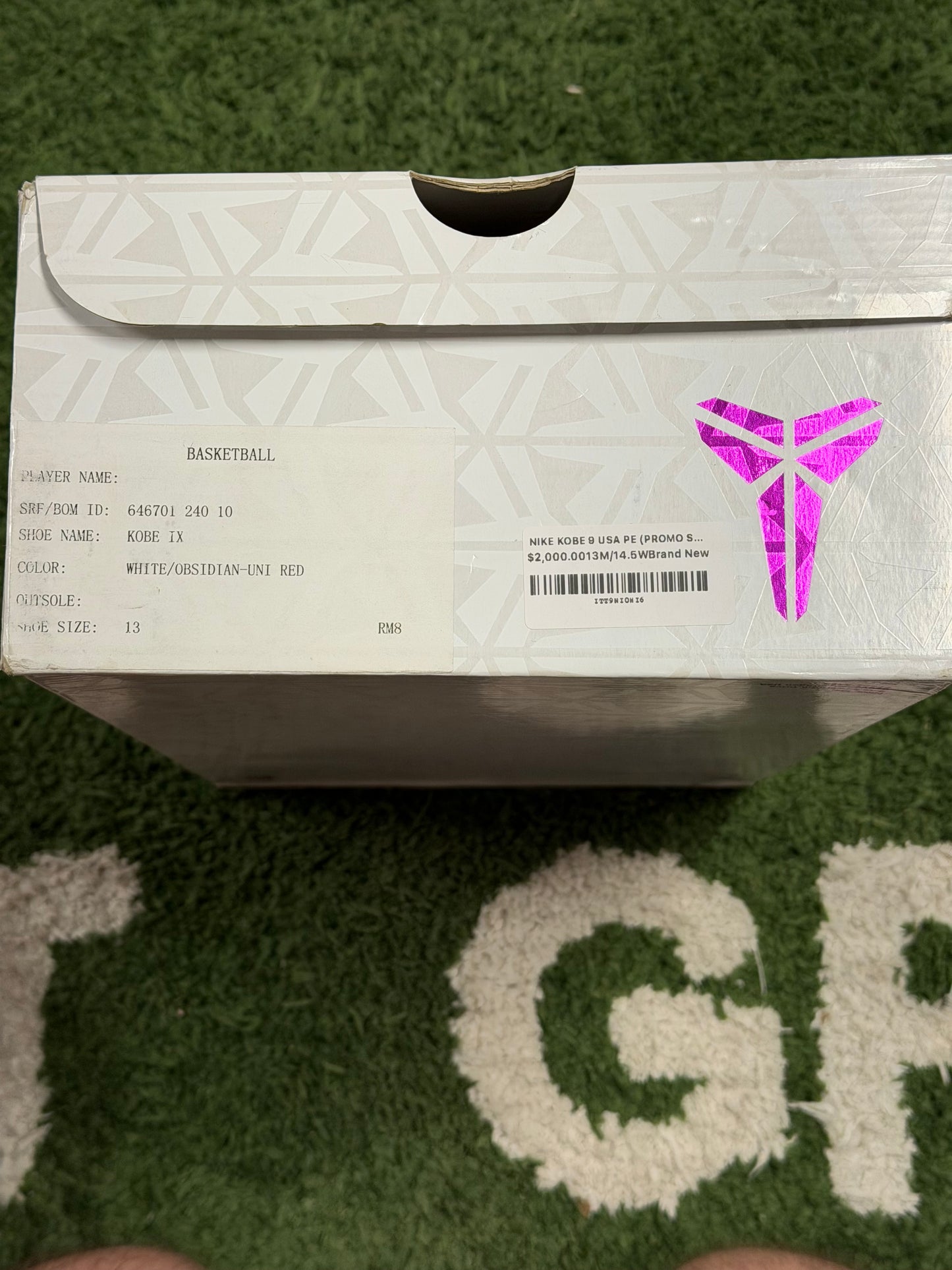 NIKE KOBE 9 USA PE (PROMO SAMPLE) (1 OF 1)